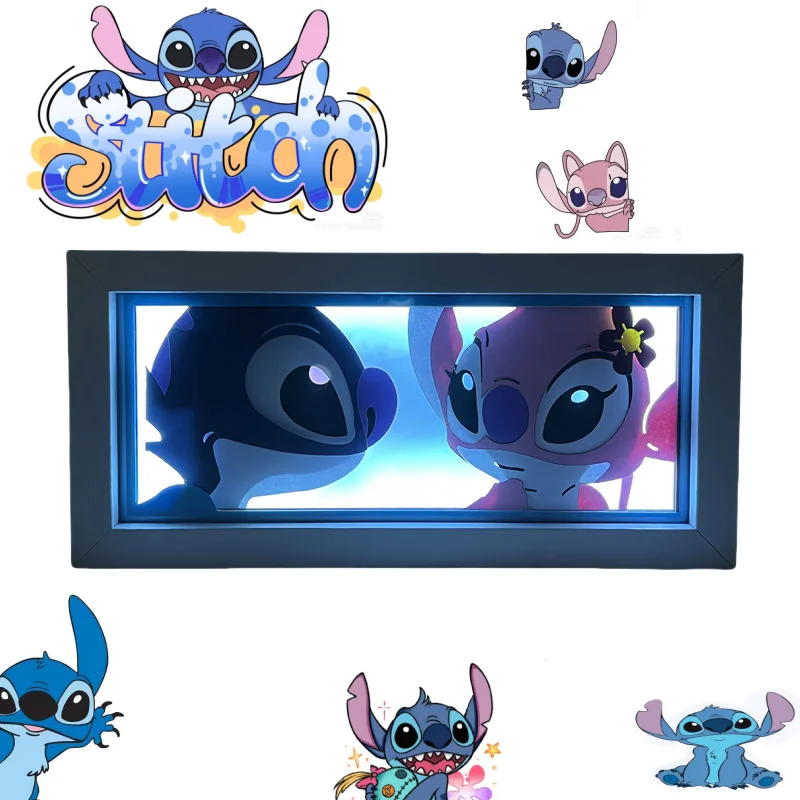 Disney Stitch Angel Movie и телевизионная периферия, мультяшная атмосфера, осветительные украшения, прикроватные креативные ночные огни
Disney Stitch Angel Movie и телевизионная периферия, мультяшная атмосфера, осветительные украшения, прикроватные креативные ночные огни