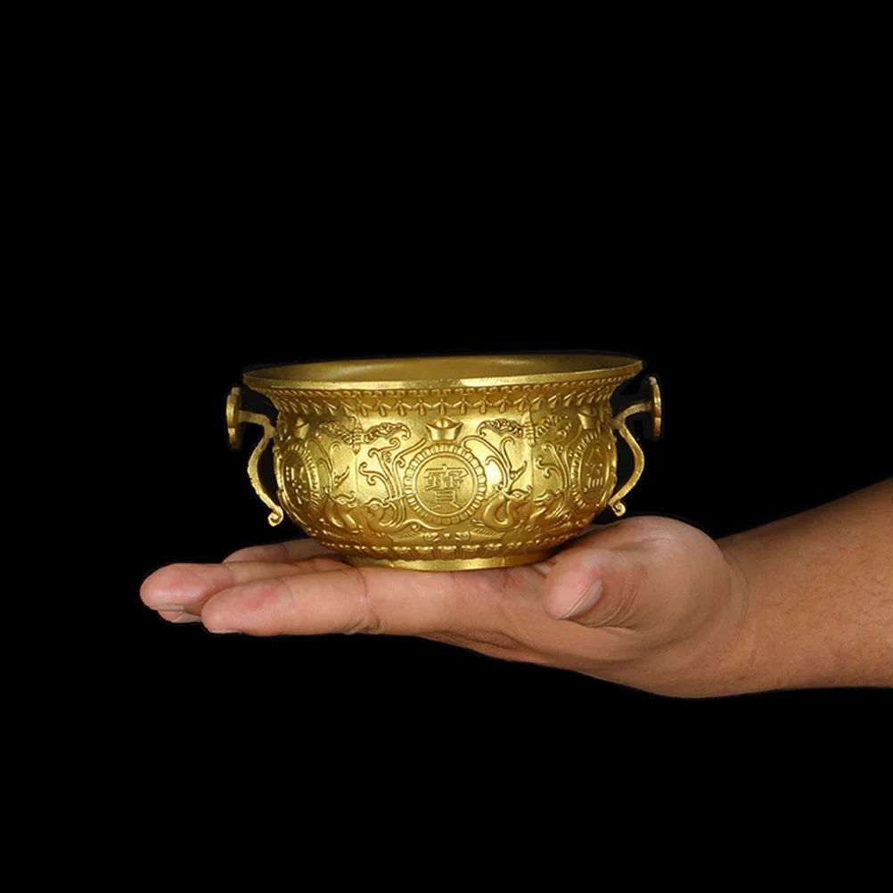 Decorative Bowl Copper Cornucopia Retro Treasure Household Golden Vintage Ornaments
Decorative Bowl Copper Cornucopia Retro Treasure Household Golden Vintage Ornaments