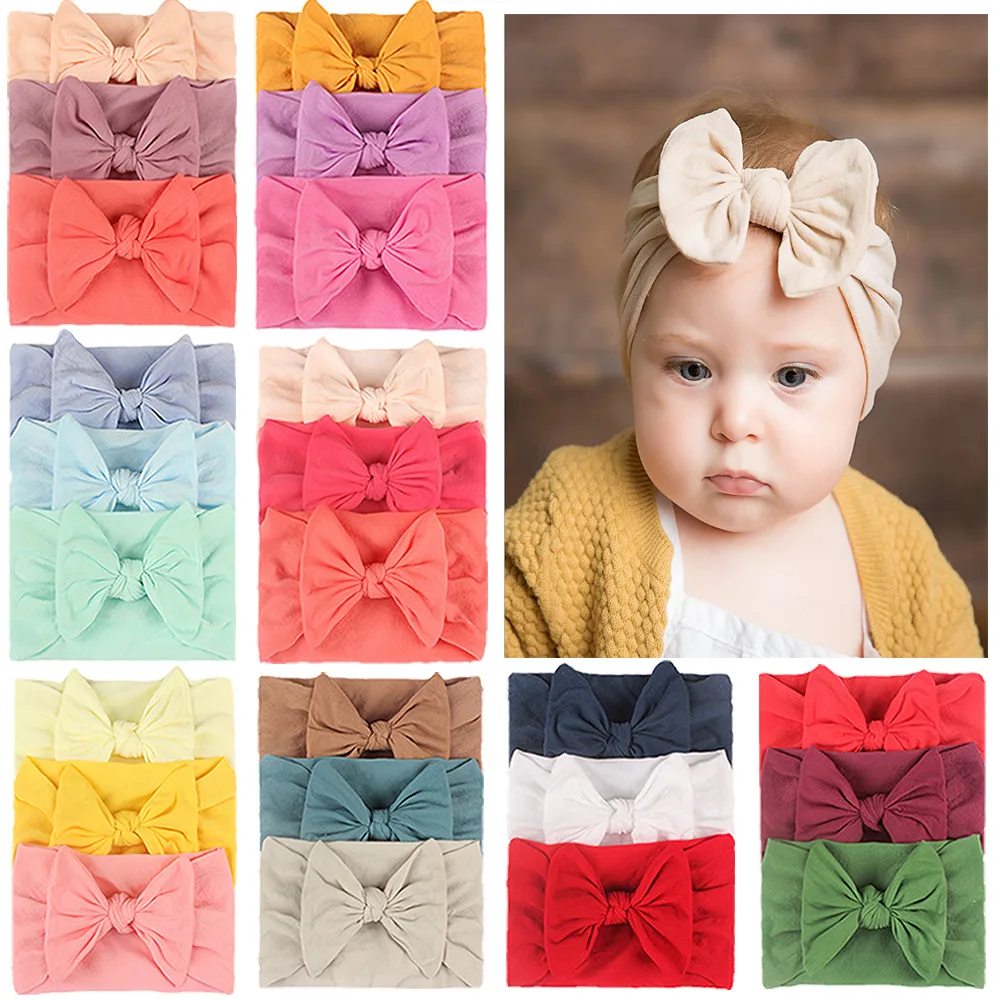 3PCS Nylon Bow Elastic Headbands, Simple and Fashionable Baby Accessories for Infants
3PCS Nylon Bow Elastic Headbands, Simple and Fashionable Baby Accessories for Infants
