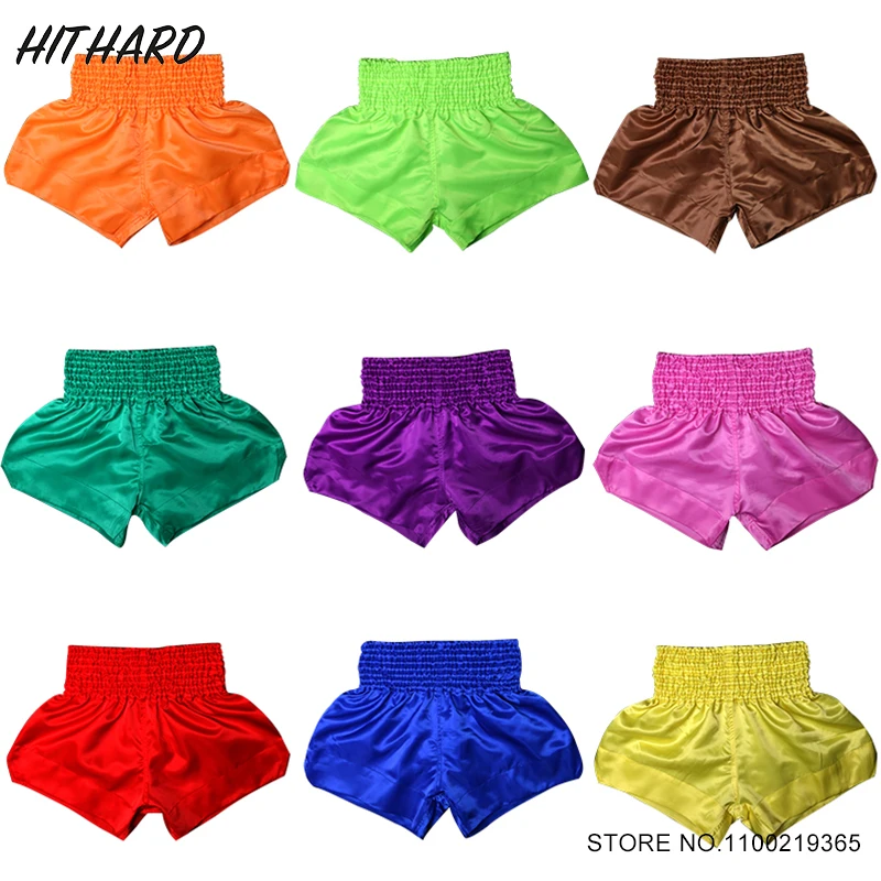 Muay Thai Shorts Plain Thai Boxing Shorts Men Women Child Multi Color Satin Dance Martial Arts BJJ MMA Kickboxing Training Pants
Muay Thai Shorts Plain Thai Boxing Shorts Men Women Child Multi Color Satin Dance Martial Arts BJJ MMA Kickboxing Training Pants