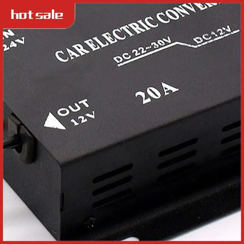 Car Power Supply Converter 12V-24V 20A - Ideal For Car Audio Walkie-Talkie LED Radio Taxi Advertising
Car Power Supply Converter 12V-24V 20A - Ideal For Car Audio Walkie-Talkie LED Radio Taxi Advertising
