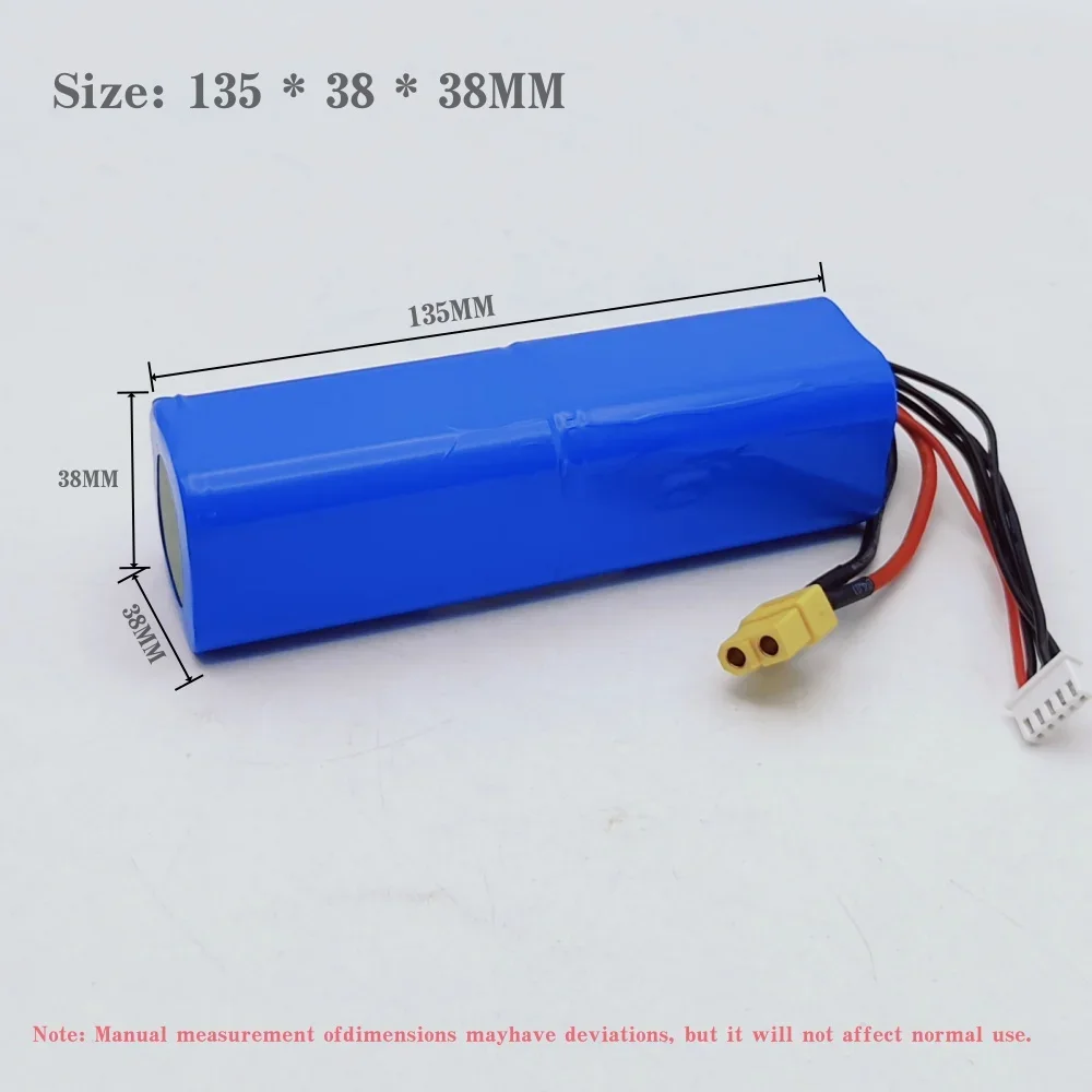 14.8V 6800mAh 4S2P Battery for RC Airplane Drone Quadrotor XH2.54-5P XT60 UAV Rechargeable
14.8V 6800mAh 4S2P Battery for RC Airplane Drone Quadrotor XH2.54-5P XT60 UAV Rechargeable