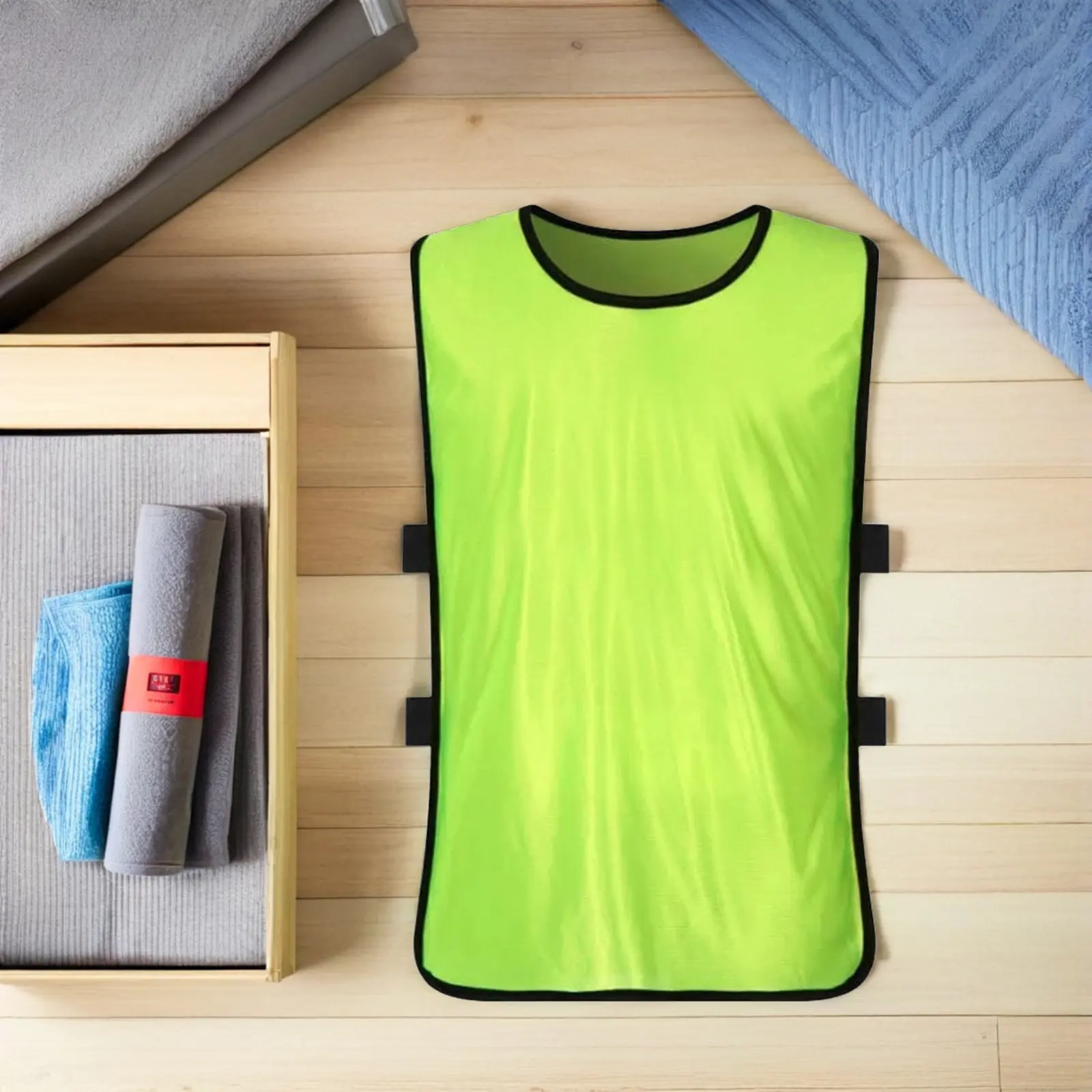 12Pcs Summer Sports Vest Training Sleeveless Mesh Shirt Basketball Football Team Game Fluorescent Green Red Size S
12Pcs Summer Sports Vest Training Sleeveless Mesh Shirt Basketball Football Team Game Fluorescent Green Red Size S
