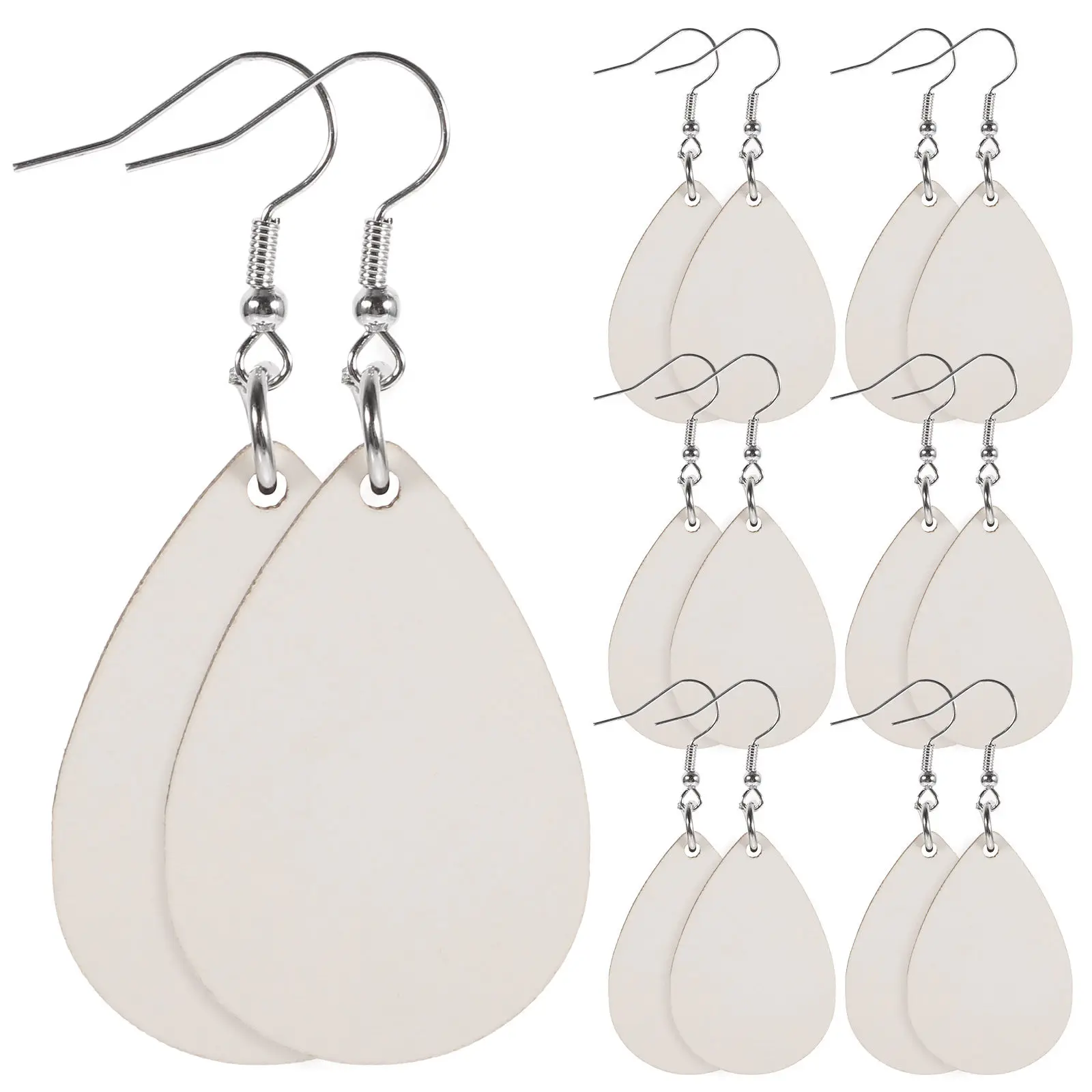 30Pcs Wooden Sublimation Earring Blanks Bulk Iron Hook Earring DIY Supplies Elegant Eye-Catching Blank Pendants for Gifts
30Pcs Wooden Sublimation Earring Blanks Bulk Iron Hook Earring DIY Supplies Elegant Eye-Catching Blank Pendants for Gifts