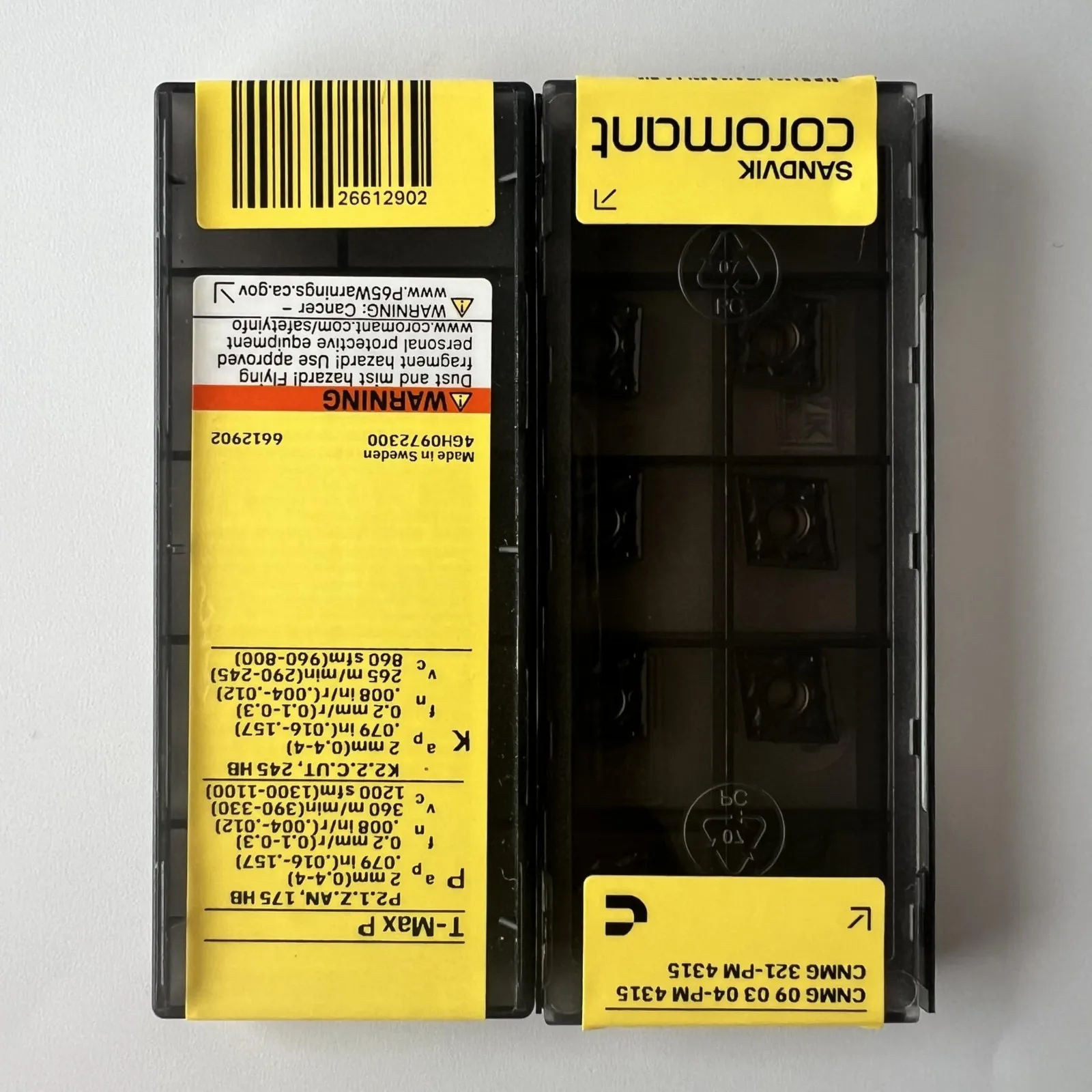 SANDVIK / CNMG090304-PM 4315 / Original Swedish hard alloy blade 10 Pcs
SANDVIK / CNMG090304-PM 4315 / Original Swedish hard alloy blade 10 Pcs