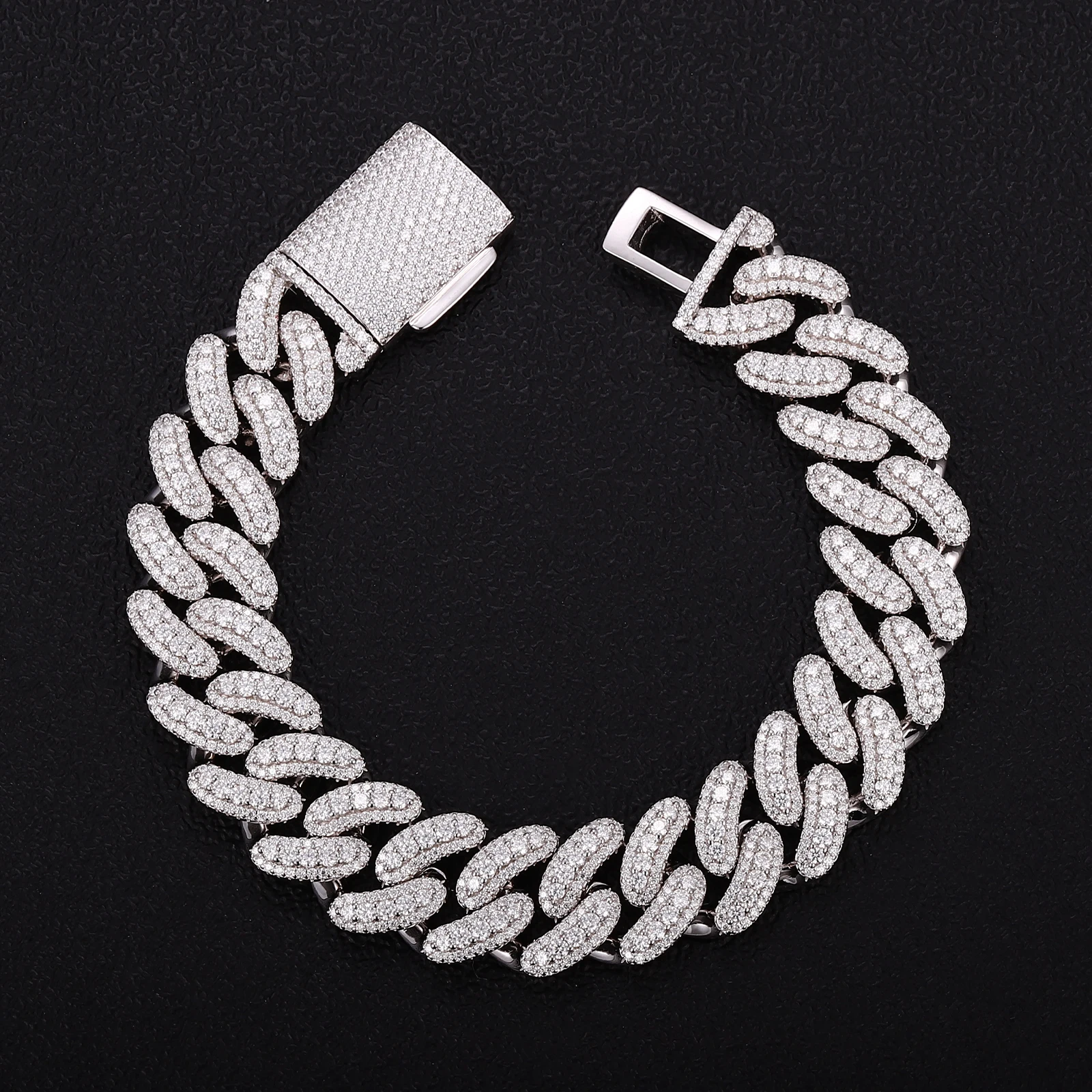 Provence S925 Silver Cuban Chain for Men Moissanite Round Cut Rapper Bangles Hip Hop Necklace Miami Choker Link Chain for Man
Provence S925 Silver Cuban Chain for Men Moissanite Round Cut Rapper Bangles Hip Hop Necklace Miami Choker Link Chain for Man