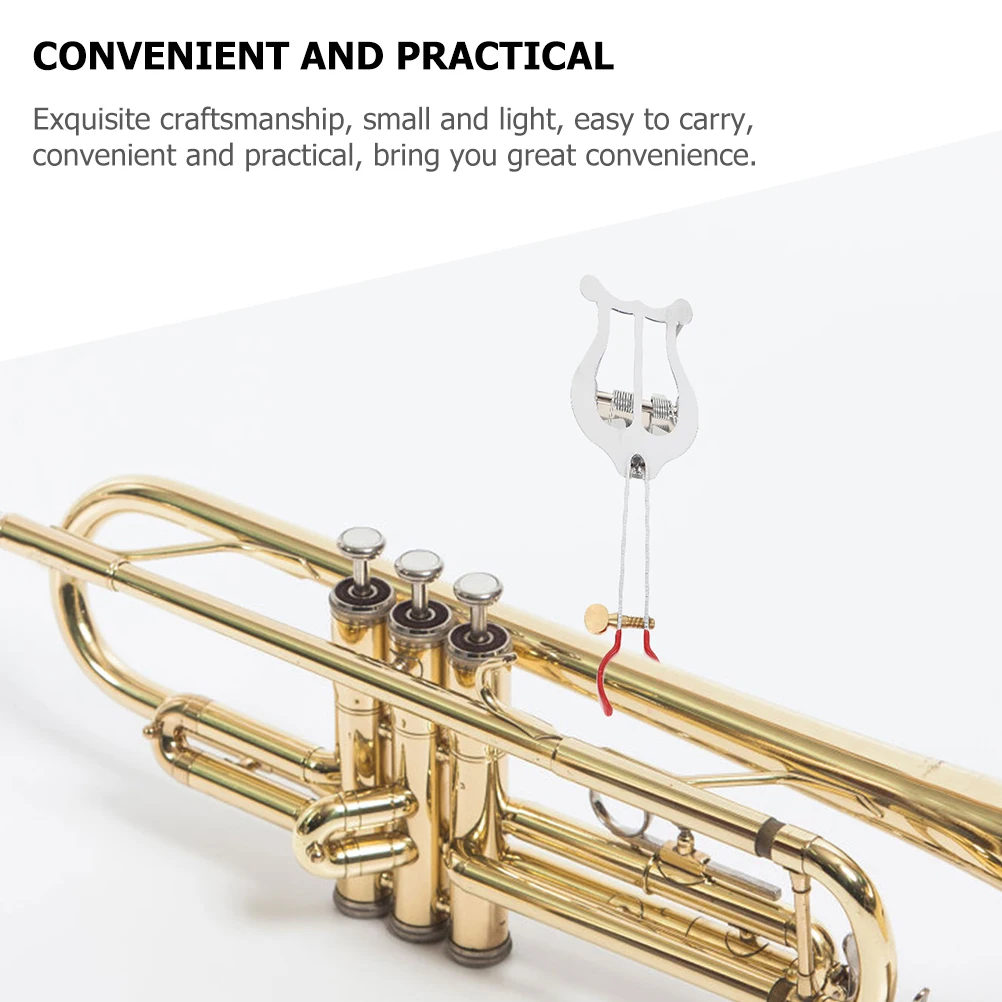 2 Pcs Lyre Trumpet Marching Clamp for Clarinet Round Trumpets Accessories Band Clip
2 Pcs Lyre Trumpet Marching Clamp for Clarinet Round Trumpets Accessories Band Clip