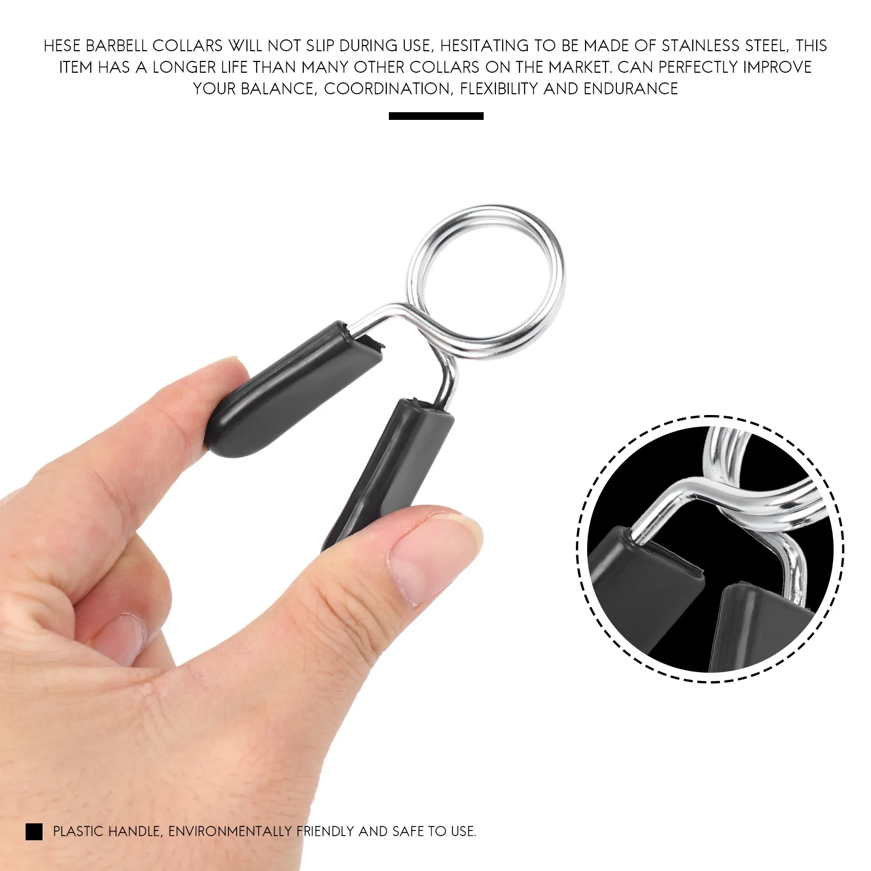 B11A-8Pack Dumbbell Spring Collars, Exercise Barbell Clip Clamps For Weight Bar Dumbbells Gym Fitness Training Weight-Lifting
B11A-8Pack Dumbbell Spring Collars, Exercise Barbell Clip Clamps For Weight Bar Dumbbells Gym Fitness Training Weight-Lifting