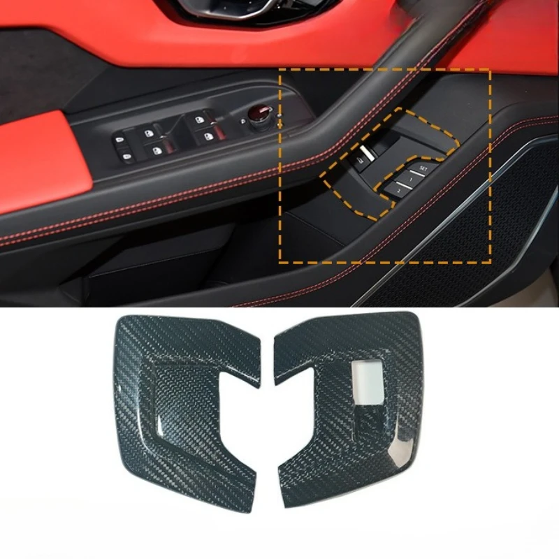 For Lamborghini Urus 18-2021 Real Dry Carbon Fiber Front Door Lower Rear Tailgate Switch Cover Interior Modification Accessories
For Lamborghini Urus 18-2021 Real Dry Carbon Fiber Front Door Lower Rear Tailgate Switch Cover Interior Modification Accessories