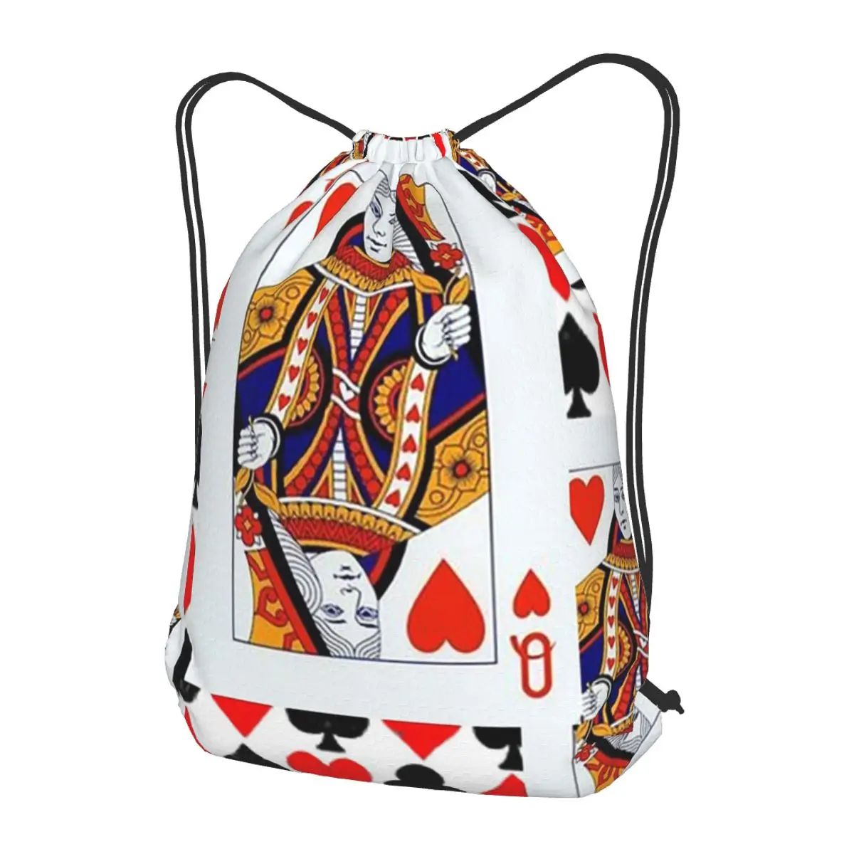 Queen Of Hearts Backpacks Fashion Drawstring Bundle Pocket Sundries Bag Book Bags for Travel School
Queen Of Hearts Backpacks Fashion Drawstring Bundle Pocket Sundries Bag Book Bags for Travel School