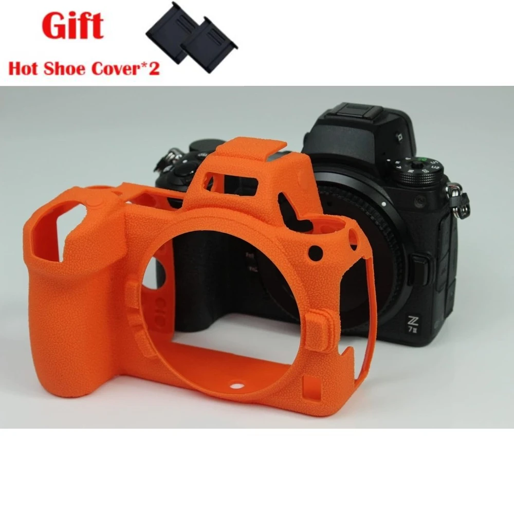 Rubber Soft Silicone Housing Case Bag Cover For Nikon z6ii z7ii camera bag body silicone cover Z72 + Hot Shoe Cover
Rubber Soft Silicone Housing Case Bag Cover For Nikon z6ii z7ii camera bag body silicone cover Z72 + Hot Shoe Cover