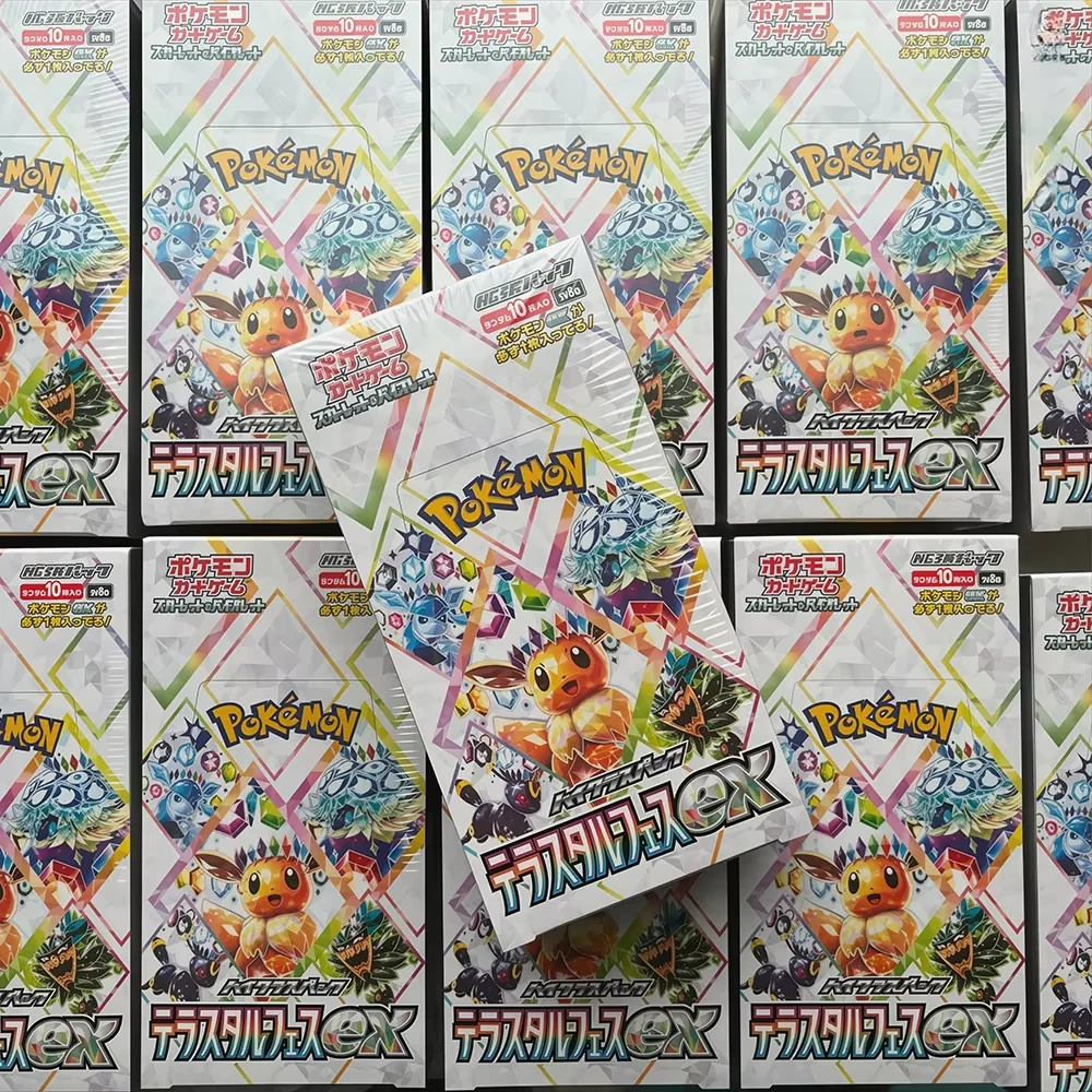 Pokémon Card Japanese Edition PTCG SV8A Eevee Titanium Festival Booster Pack Game Trading Card Card Collection Box Hobby Gifts
Pokémon Card Japanese Edition PTCG SV8A Eevee Titanium Festival Booster Pack Game Trading Card Card Collection Box Hobby Gifts