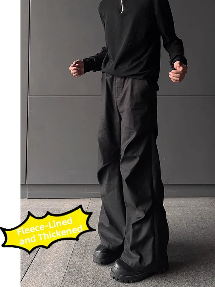 Bla Fce Lined Straight Leg Suit Pants Men's Thiened Autumn Winter Versatile Trousers Casual Youth Sle Polyester Fiber
Bla Fce Lined Straight Leg Suit Pants Men's Thiened Autumn Winter Versatile Trousers Casual Youth Sle Polyester Fiber