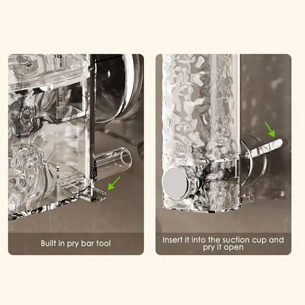 Suction Cup Wall-mounted Soap Dispenser Transparent INS Refillable Soap Jar Manual Press Large Capacity Lotion Soap Container
Suction Cup Wall-mounted Soap Dispenser Transparent INS Refillable Soap Jar Manual Press Large Capacity Lotion Soap Container