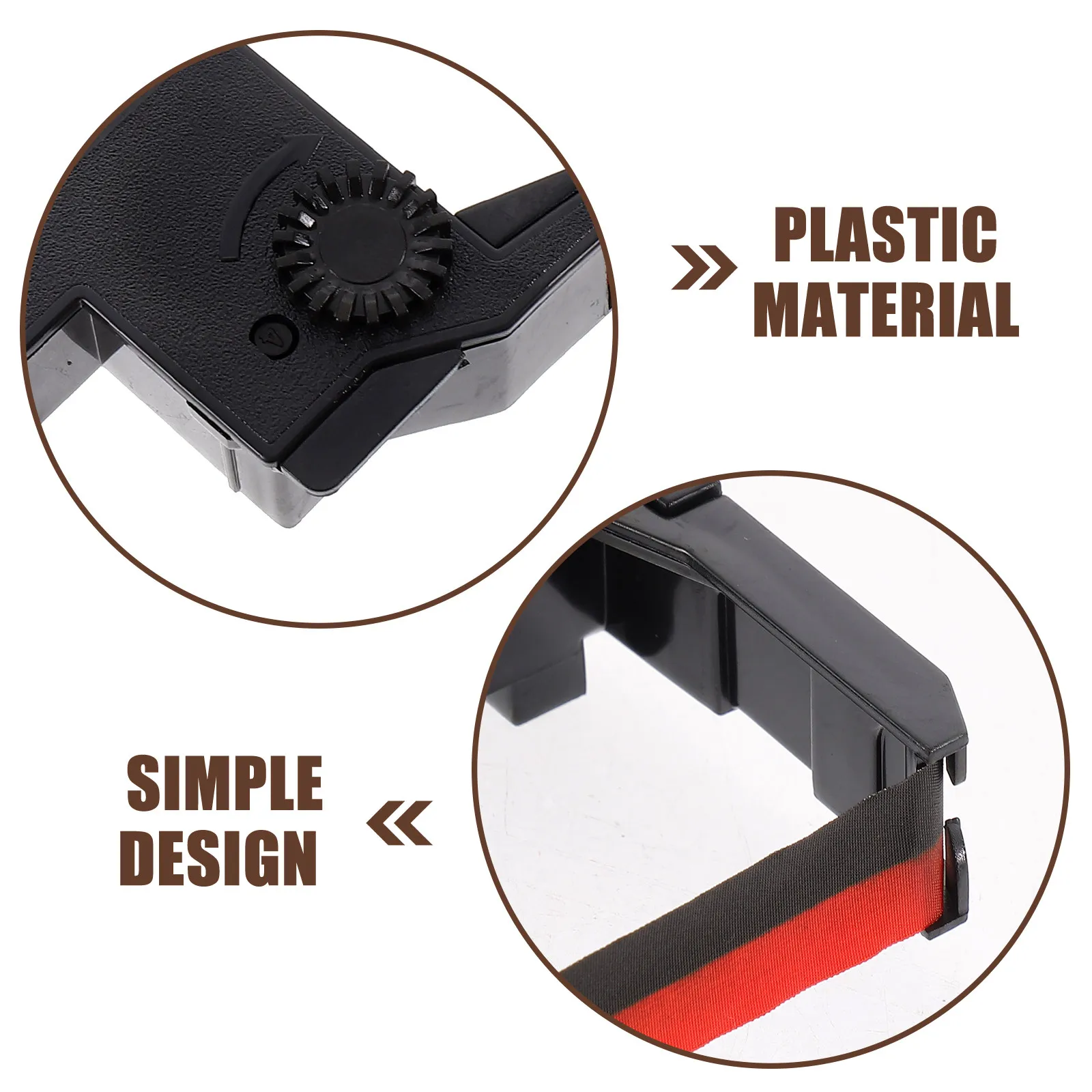 5Pcs Printer Ribbon Box Replacement Ribbon Holder Portable Compatible Erc30 38 34 Clear Printing Office Store Supplies