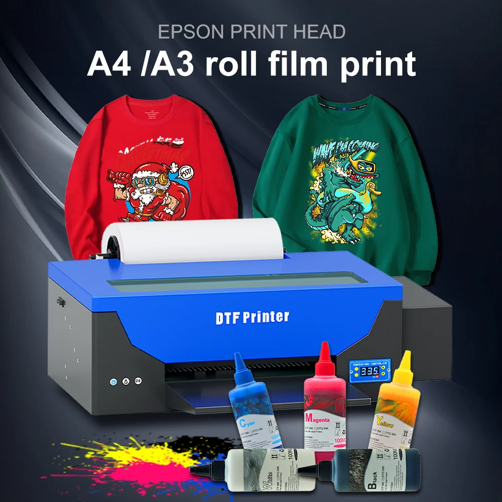 A3 DTF Printer for Epson R1390 Impressora Transfer Printer Direct to Film Cloth T-shirt Hoodies Printing Machine Textile Printer
A3 DTF Printer for Epson R1390 Impressora Transfer Printer Direct to Film Cloth T-shirt Hoodies Printing Machine Textile Printer