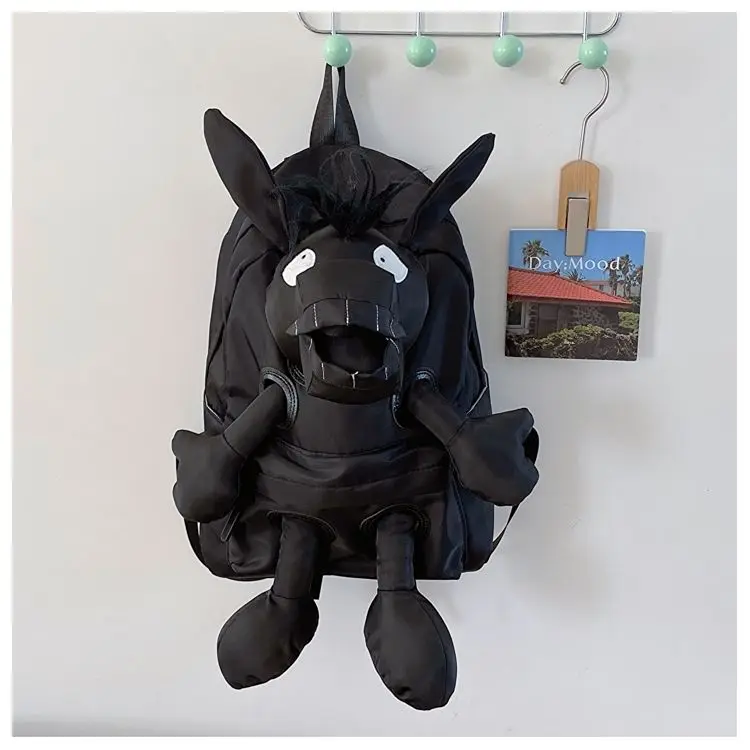 Cartoon Donkey Backpack Fashion Funny Ugly Cute Backpack Men Women Streetwear Popular Punk Rock Large Capacity Travel Backpack
Cartoon Donkey Backpack Fashion Funny Ugly Cute Backpack Men Women Streetwear Popular Punk Rock Large Capacity Travel Backpack