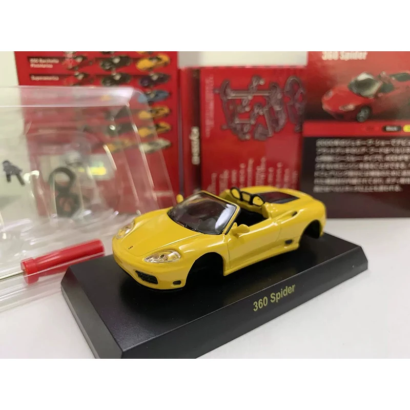 KYOSHO 1:64 360 Spider Yellow Convertible Vehicle Alloy Car Model Adult Classic Collection Static Display Ornament Gift
KYOSHO 1:64 360 Spider Yellow Convertible Vehicle Alloy Car Model Adult Classic Collection Static Display Ornament Gift
