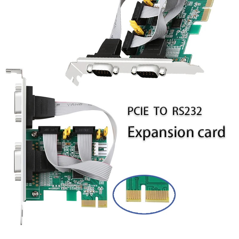 For Desktop PCIE to Serial Port card PCIE Expansion Card Riser Card Adapter Extender PCIe Converter Expansion Serial Card RS232
For Desktop PCIE to Serial Port card PCIE Expansion Card Riser Card Adapter Extender PCIe Converter Expansion Serial Card RS232
