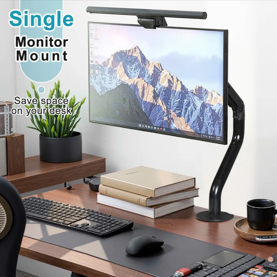 Single Monitor Desk Mount for 15-32" Screens Swivel and Height Adjustable Computer Monitor Stand
Single Monitor Desk Mount for 15-32" Screens Swivel and Height Adjustable Computer Monitor Stand