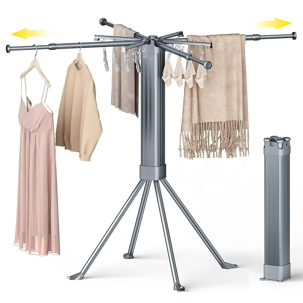 Free ShippingClothes Drying Rack Foldable Extending Laundry Rack with 16 Clips Collapsible Clothing Rack Space-Saving Clothing R
Free ShippingClothes Drying Rack Foldable Extending Laundry Rack with 16 Clips Collapsible Clothing Rack Space-Saving Clothing R