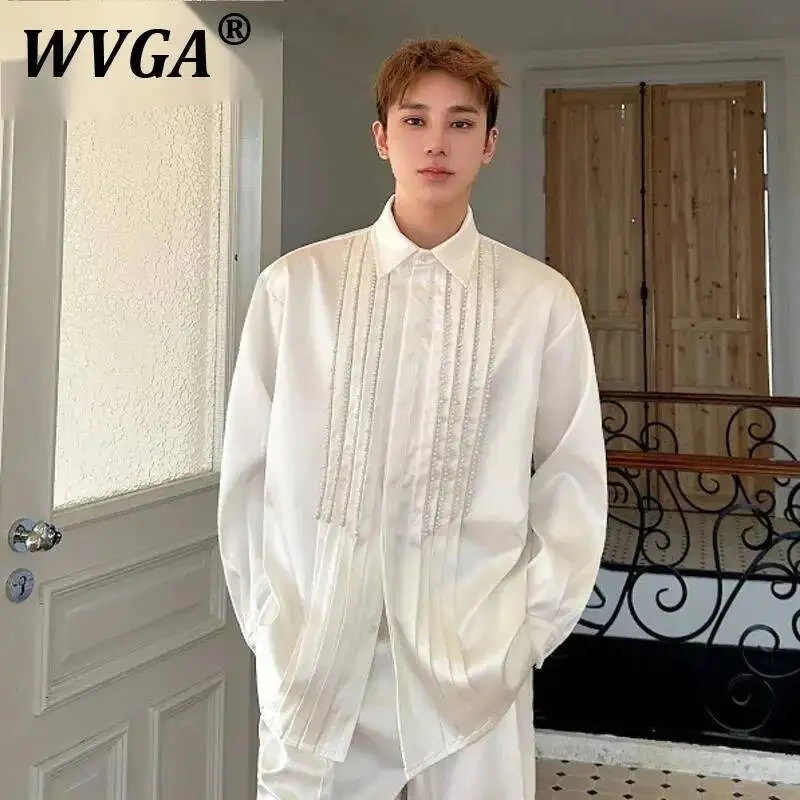 WVGA весна осень новые мужские рубашки Tide Techwear с отложным воротником и бусинами для ногтей, рубашки с длинными рукавами, свободная шикарная повседневная рубашка Ins W7470
WVGA весна осень новые мужские рубашки Tide Techwear с отложным воротником и бусинами для ногтей, рубашки с длинными рукавами, свободная шикарная повседневная рубашка Ins W7470