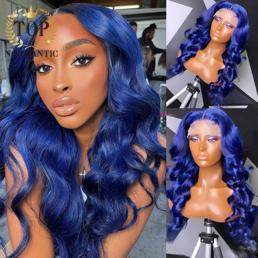 Topnormantic Dark Blue Color 13x4 Lace Front Wig with Middle Part 13x6 Brazilian Human Hair Wig 5x5 Closure Wig Human Hair
Topnormantic Dark Blue Color 13x4 Lace Front Wig with Middle Part 13x6 Brazilian Human Hair Wig 5x5 Closure Wig Human Hair