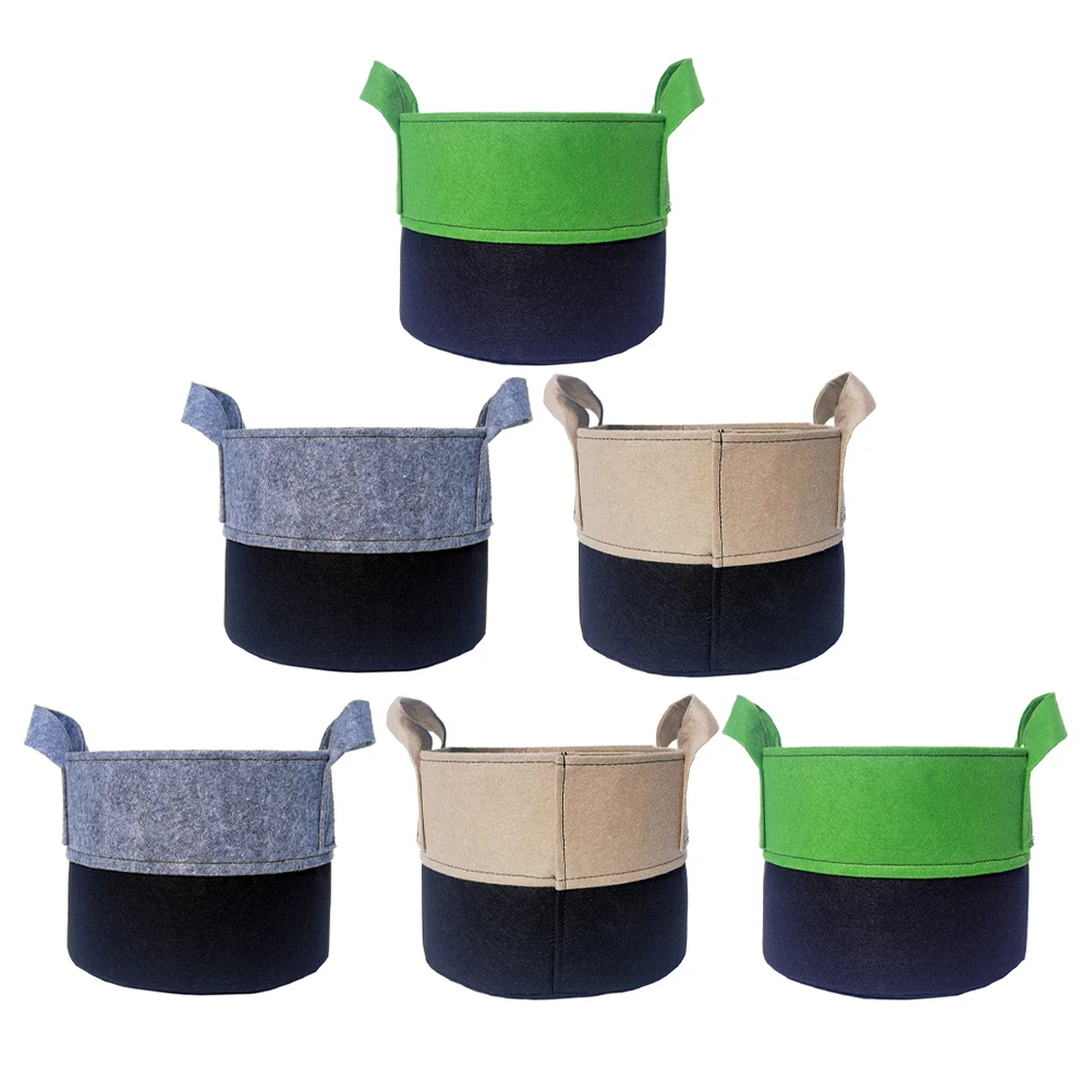 6pcs 3Gallons Felt Planting Bags for Vegetable Fruit Garden Balcony Patio Use Fabric Pots Nursery Containers Gardening
6pcs 3Gallons Felt Planting Bags for Vegetable Fruit Garden Balcony Patio Use Fabric Pots Nursery Containers Gardening