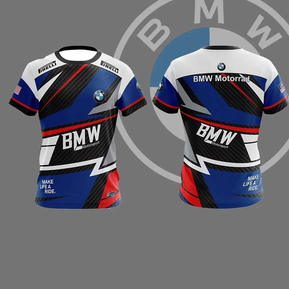 Fashion BMW Evo Striped Print Men's Quick-drying T-shirt Trendy Sports Racing Short Sleeve High Quality Luxury Car Brand T-shirt
Fashion BMW Evo Striped Print Men's Quick-drying T-shirt Trendy Sports Racing Short Sleeve High Quality Luxury Car Brand T-shirt