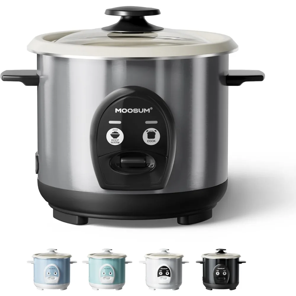 Electric Rice Cooker with One Touch for Asian Japanese Sushi Rice, 3-cup Uncooked/6-cup Cooked, Fast&Convenient Cooker
Electric Rice Cooker with One Touch for Asian Japanese Sushi Rice, 3-cup Uncooked/6-cup Cooked, Fast&Convenient Cooker