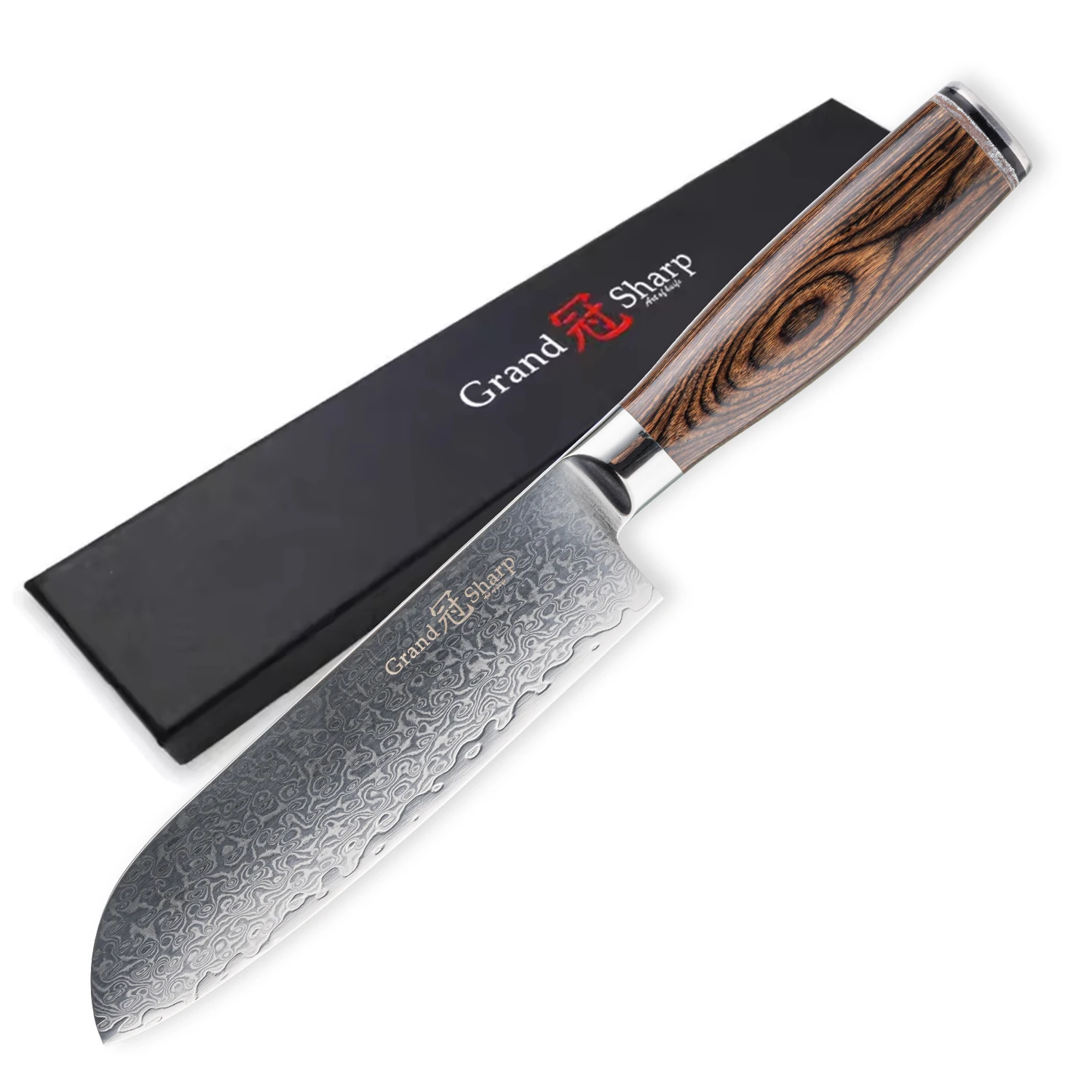 Damascus Santoku Knife Japanese Damascus vg10 Steel Chef Knife Kitchen Tools Sushi Sashimi High Quality Chef Tools
Damascus Santoku Knife Japanese Damascus vg10 Steel Chef Knife Kitchen Tools Sushi Sashimi High Quality Chef Tools