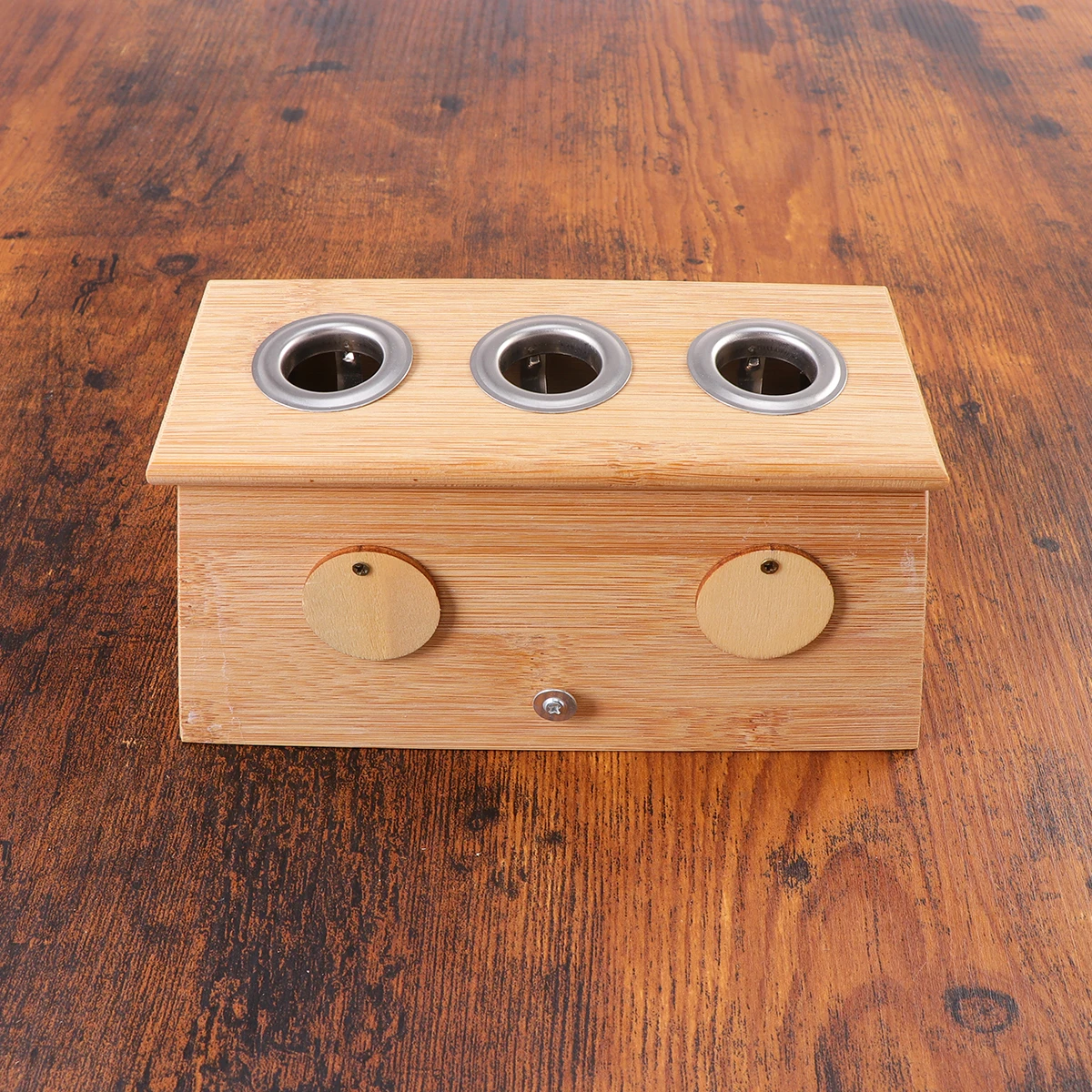 1pc Bamboo Moxibustion Box 3 Holes Temperature Control Health Therapy Device For Adult Spa Use Moxibustion Box
1pc Bamboo Moxibustion Box 3 Holes Temperature Control Health Therapy Device For Adult Spa Use Moxibustion Box