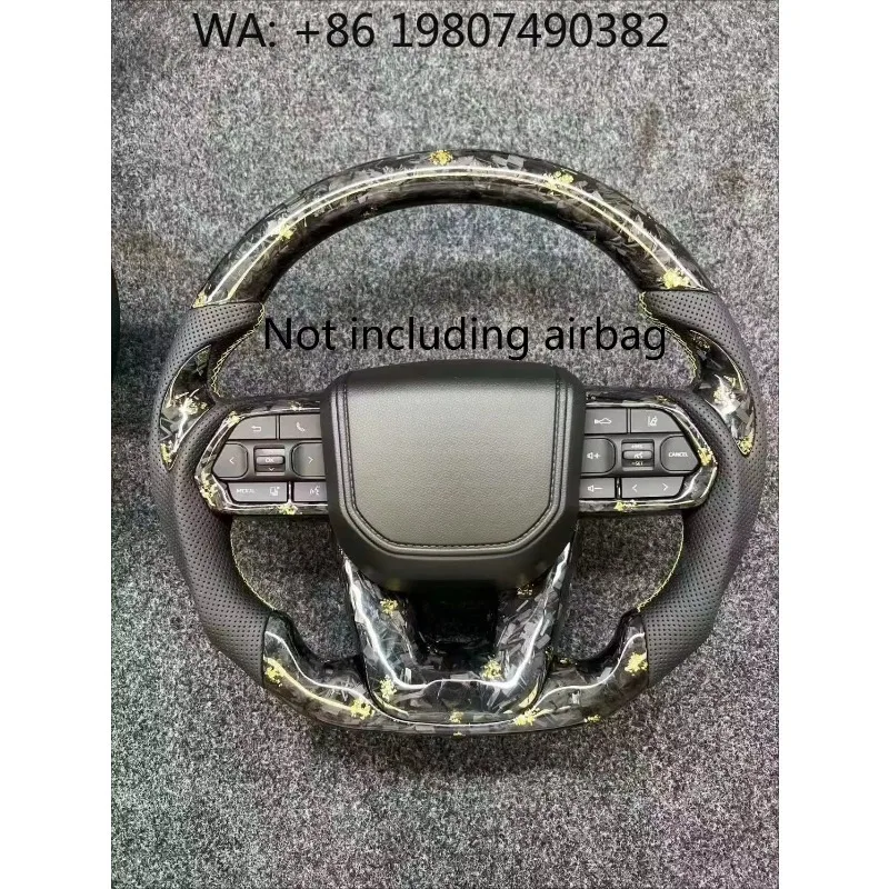 2022 New Arrival Leather Carbon Fiber Steering Wheel Hot Sale Modified Interior Trim Fit LC300 Car Models
2022 New Arrival Leather Carbon Fiber Steering Wheel Hot Sale Modified Interior Trim Fit LC300 Car Models
