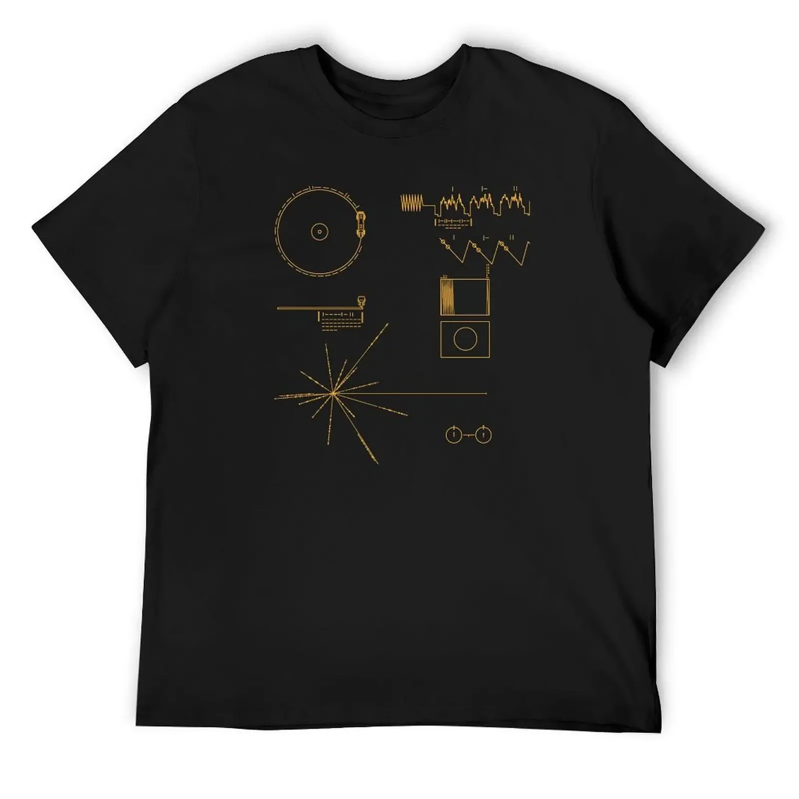 Voyager Golden Record T-Shirt topping Personalized t-shirt Blouse blue archive t shirts for men
Voyager Golden Record T-Shirt topping Personalized t-shirt Blouse blue archive t shirts for men
