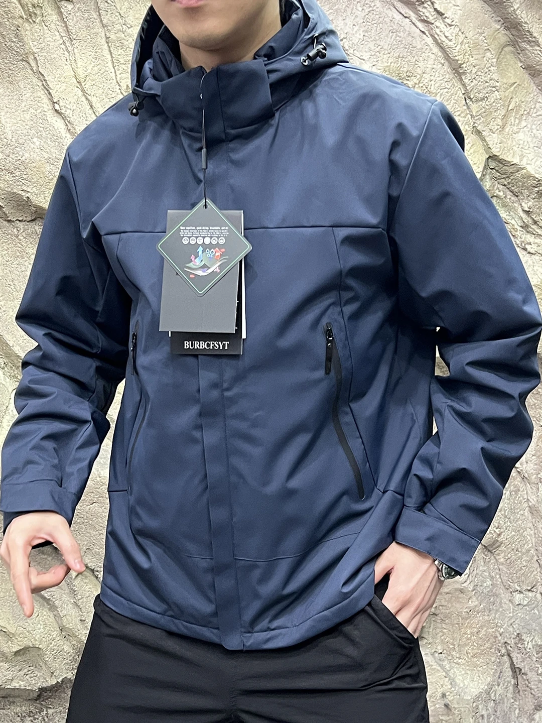 Graphene Heating Lined Hooded Men's Jacket Outdoor Waterproof Winter Cotton Coat Standard Fit Cleanfit Long Sleeve Pure Color
Graphene Heating Lined Hooded Men's Jacket Outdoor Waterproof Winter Cotton Coat Standard Fit Cleanfit Long Sleeve Pure Color