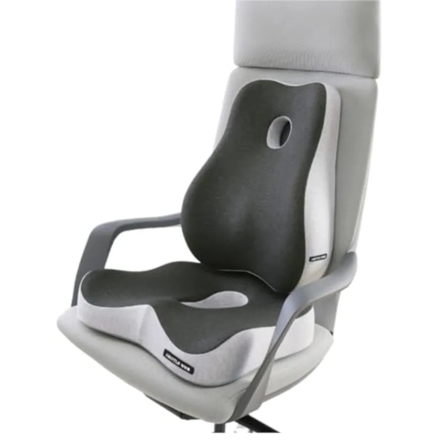 Seat Cushion and Lumbar Support Pillow Set for Sciatica Relief Hemorrhoid Care Office and Car Use Ergonomic Back and Butt Suppo
Seat Cushion and Lumbar Support Pillow Set for Sciatica Relief Hemorrhoid Care Office and Car Use Ergonomic Back and Butt Suppo