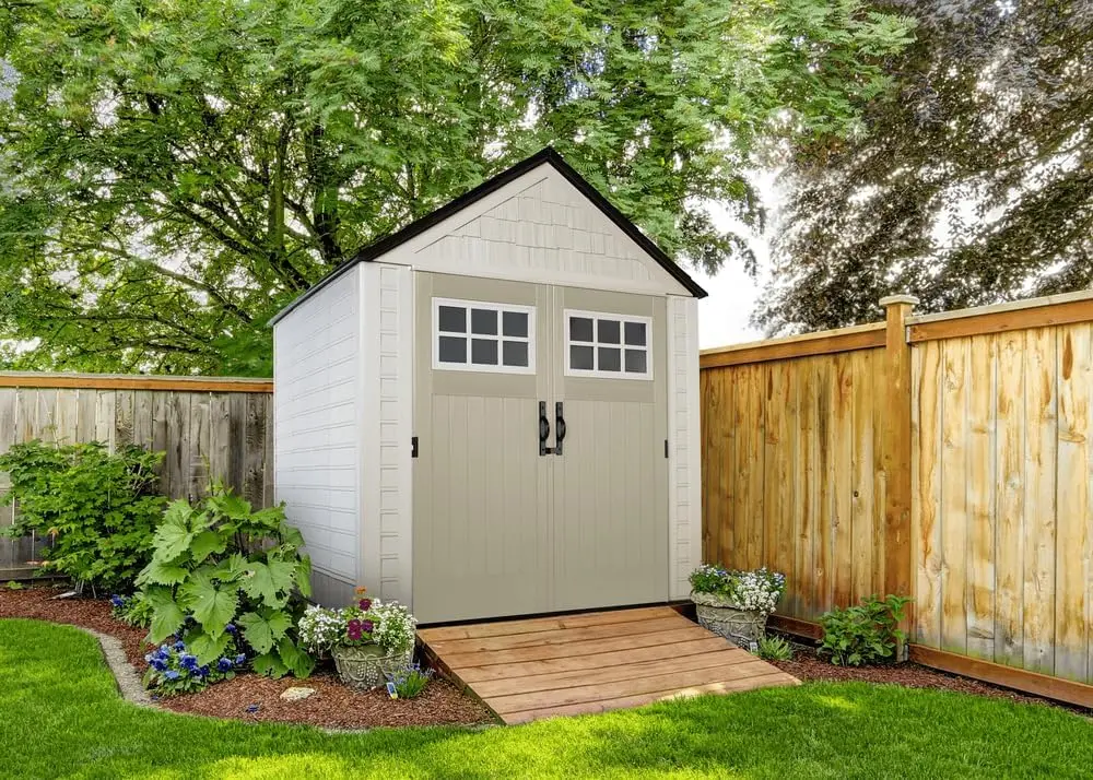 7 x 7 Foot Durable Weatherproof Resin Outdoor Storage Shed for Garden Tool and Lawn Machinery Organization, Sandstone
7 x 7 Foot Durable Weatherproof Resin Outdoor Storage Shed for Garden Tool and Lawn Machinery Organization, Sandstone