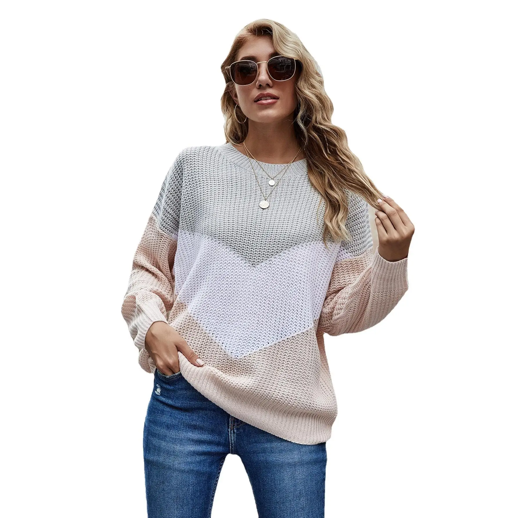 Модный вязаный свитер, женский свободный дизайн, удобный для поездок на работу, длинный све, осенний топ, модная повседневная одежда
Модный вязаный свитер, женский свободный дизайн, удобный для поездок на работу, длинный све, осенний топ, модная повседневная одежда