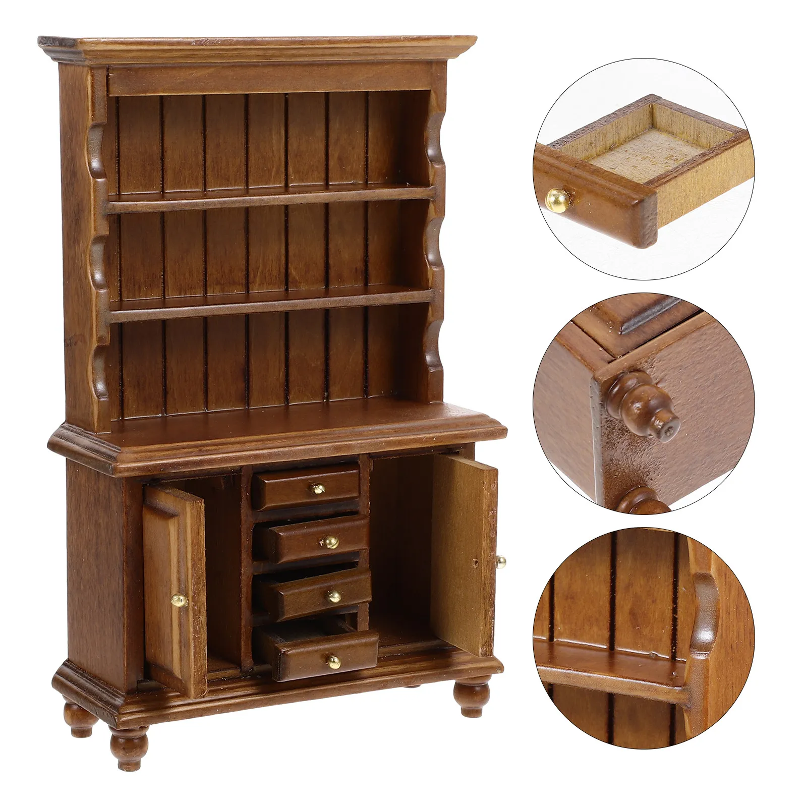 1:12 Scale Miniature Bookshelf Wooden Mini House Furniture Realistic Dollhouse Decor Compact Lightweight Craft Display Shelf
1:12 Scale Miniature Bookshelf Wooden Mini House Furniture Realistic Dollhouse Decor Compact Lightweight Craft Display Shelf