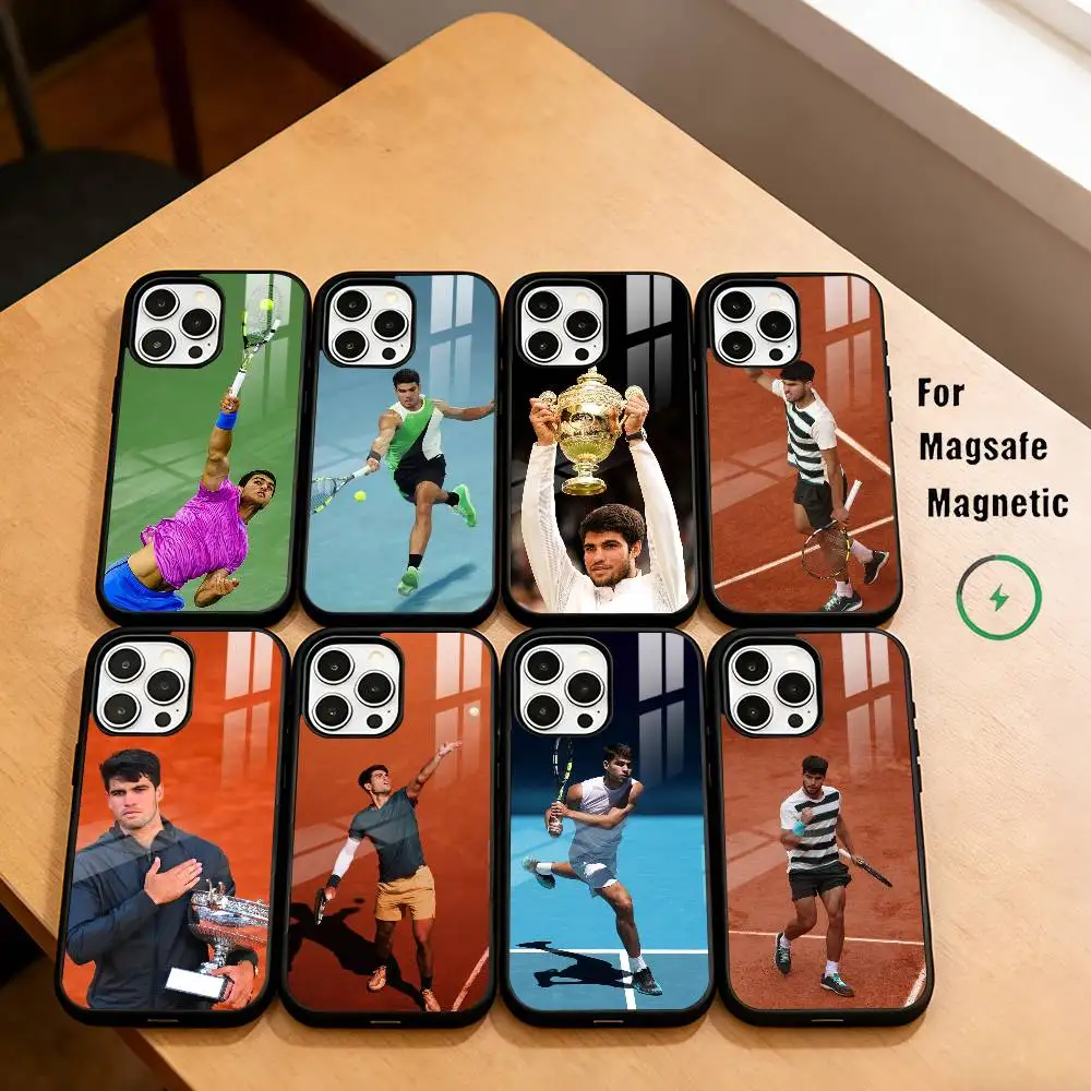 Tennis Champion C-Carlos A-Alcaraz Phone Case For iPhone17,16,15,14,13,12,11 Plus,Pro Magnetic with Magsafe Wireless Charging
Tennis Champion C-Carlos A-Alcaraz Phone Case For iPhone17,16,15,14,13,12,11 Plus,Pro Magnetic with Magsafe Wireless Charging
