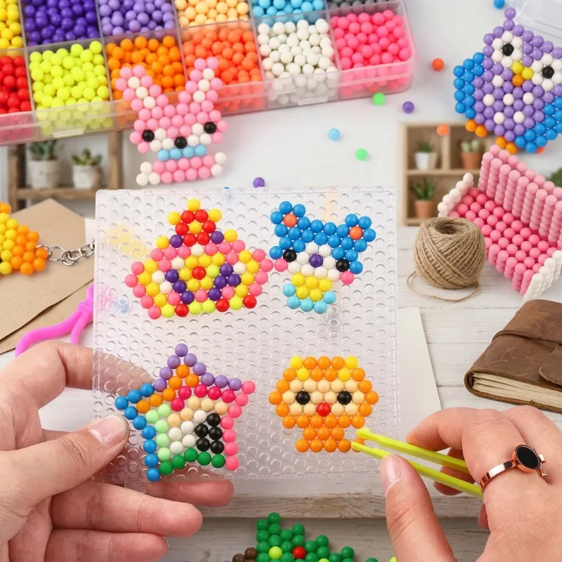 Kids DIY Water Beads Craft Set, Educational Puzzle Toys for Girls, Magic Water Spray Sticky Beads, Handmade Creative Art Kit
Kids DIY Water Beads Craft Set, Educational Puzzle Toys for Girls, Magic Water Spray Sticky Beads, Handmade Creative Art Kit