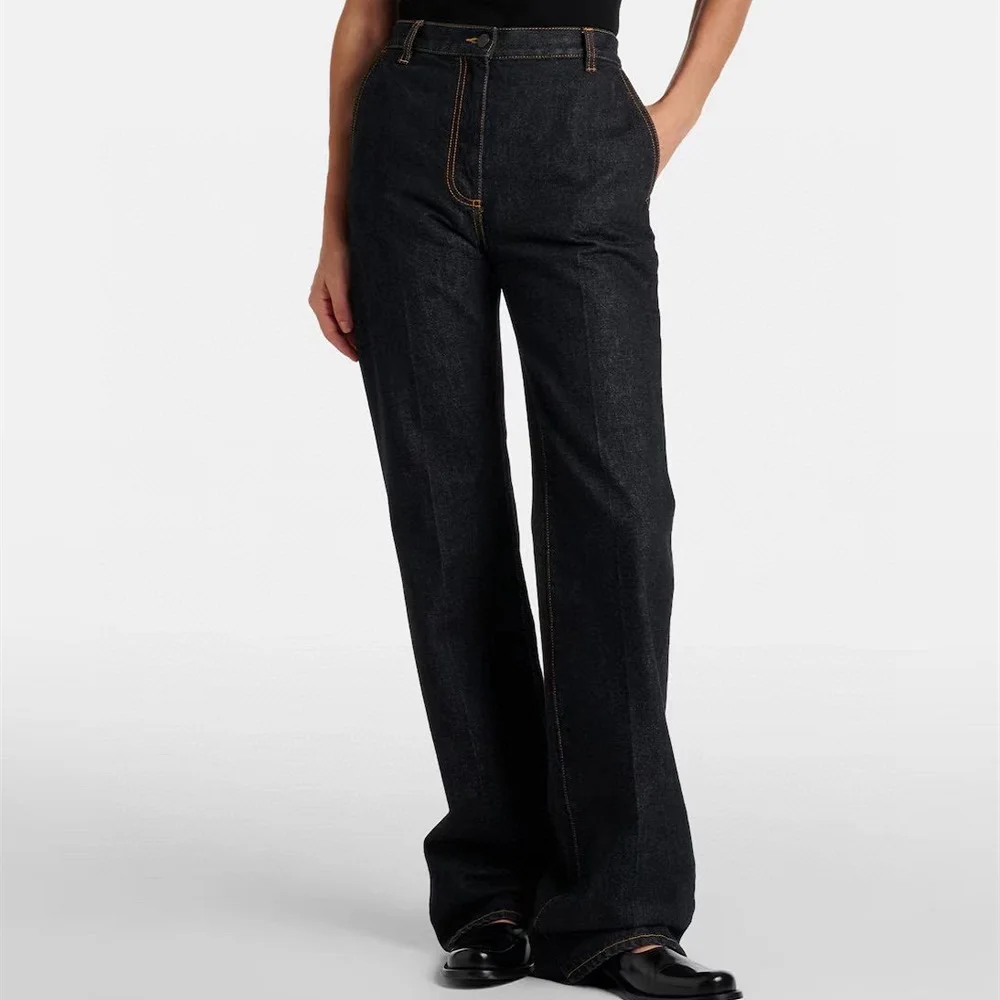 Тенденции женских джинсов 2026. 100% хлопок, высокая талия, женские прямые брюки, новая мода Y2K, универсальный бюстгальтер с длинными брюками.
Тенденции женских джинсов 2026. 100% хлопок, высокая талия, женские прямые брюки, новая мода Y2K, универсальный бюстгальтер с длинными брюками.