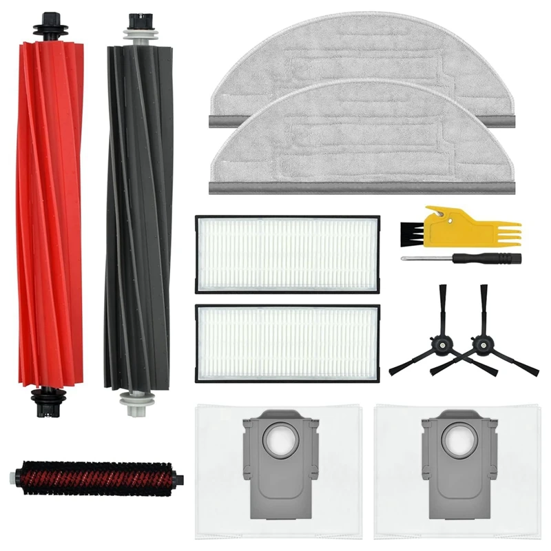 For Roborock S8 Pro Ultra With Main Brush Filter Side Brush Bag Mop Pad Replacement Parts
For Roborock S8 Pro Ultra With Main Brush Filter Side Brush Bag Mop Pad Replacement Parts