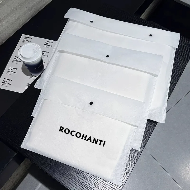 50x Custom Logo Print Non-Woven Envelope Bag Nonwoven Dust Bag Large Gift Packaging Pouch with Button for Clothing Handbag Shoes
50x Custom Logo Print Non-Woven Envelope Bag Nonwoven Dust Bag Large Gift Packaging Pouch with Button for Clothing Handbag Shoes