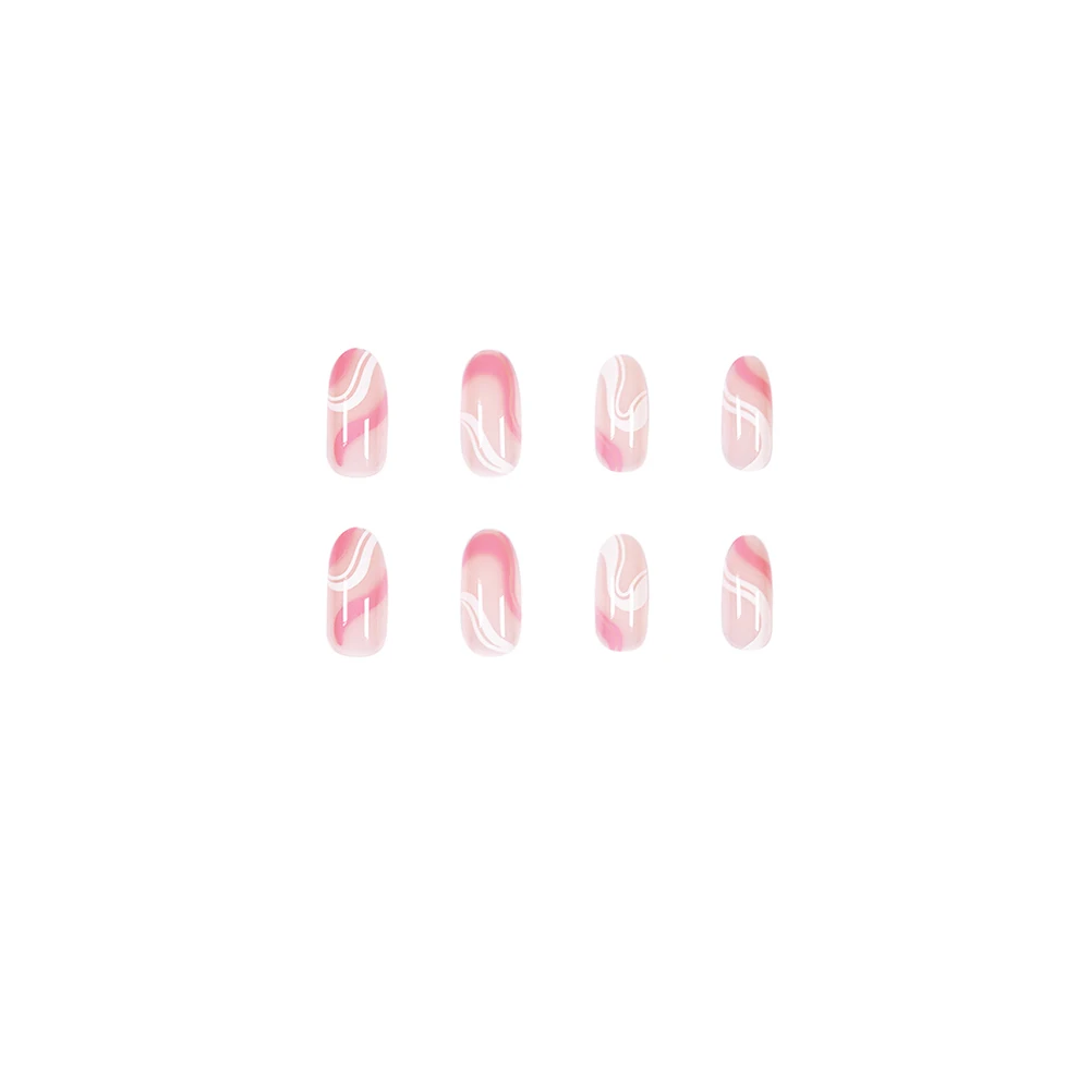 JP1077 QTCJ 24Pcs Bopu Series Simple Pink And White Wearable Nail Art Finished Fake Nails Patches Detachable Na
JP1077 QTCJ 24Pcs Bopu Series Simple Pink And White Wearable Nail Art Finished Fake Nails Patches Detachable Na