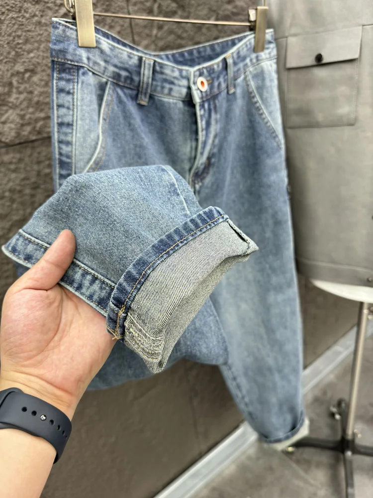 Svip Ele 3D джинсы с конусом, мужские удобные эластичные повседневные облегающие синие джинсовые брюки, осенние модные прямые джинсы
Svip Ele 3D джинсы с конусом, мужские удобные эластичные повседневные облегающие синие джинсовые брюки, осенние модные прямые джинсы