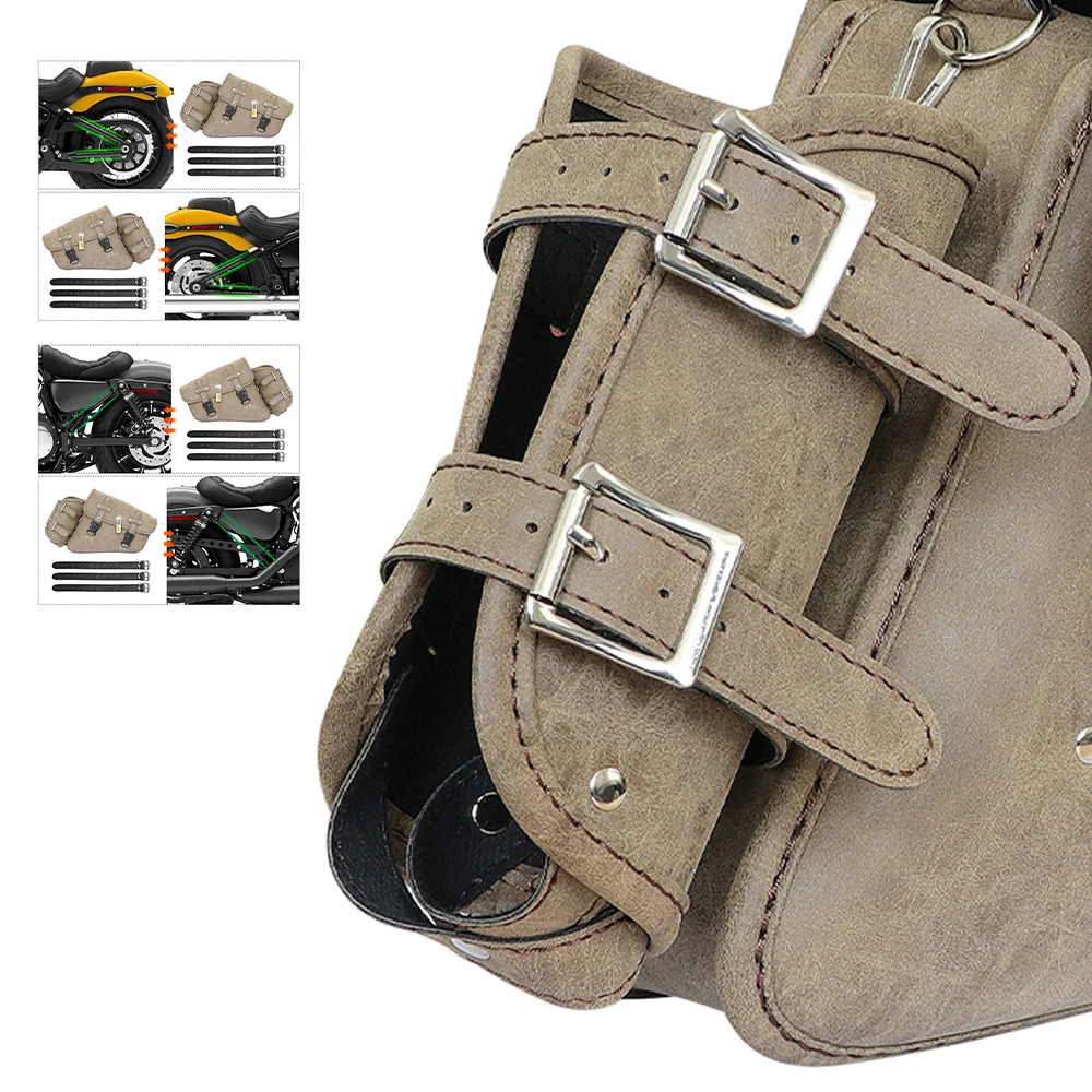 Universal Large Capacity Waterproof Motorcycle Seat Bag Brown with Lock Buckle for Side Tool Travel
Universal Large Capacity Waterproof Motorcycle Seat Bag Brown with Lock Buckle for Side Tool Travel
