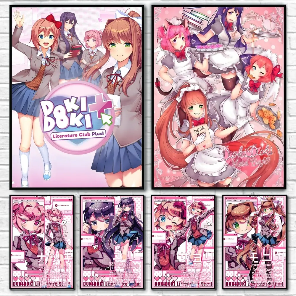Game D-Dokis L-Literatuares Club Poster Sticky Wall Art Printing Waterproof Home Living Bed Room Bar Hallway Aesthetic Decor
Game D-Dokis L-Literatuares Club Poster Sticky Wall Art Printing Waterproof Home Living Bed Room Bar Hallway Aesthetic Decor