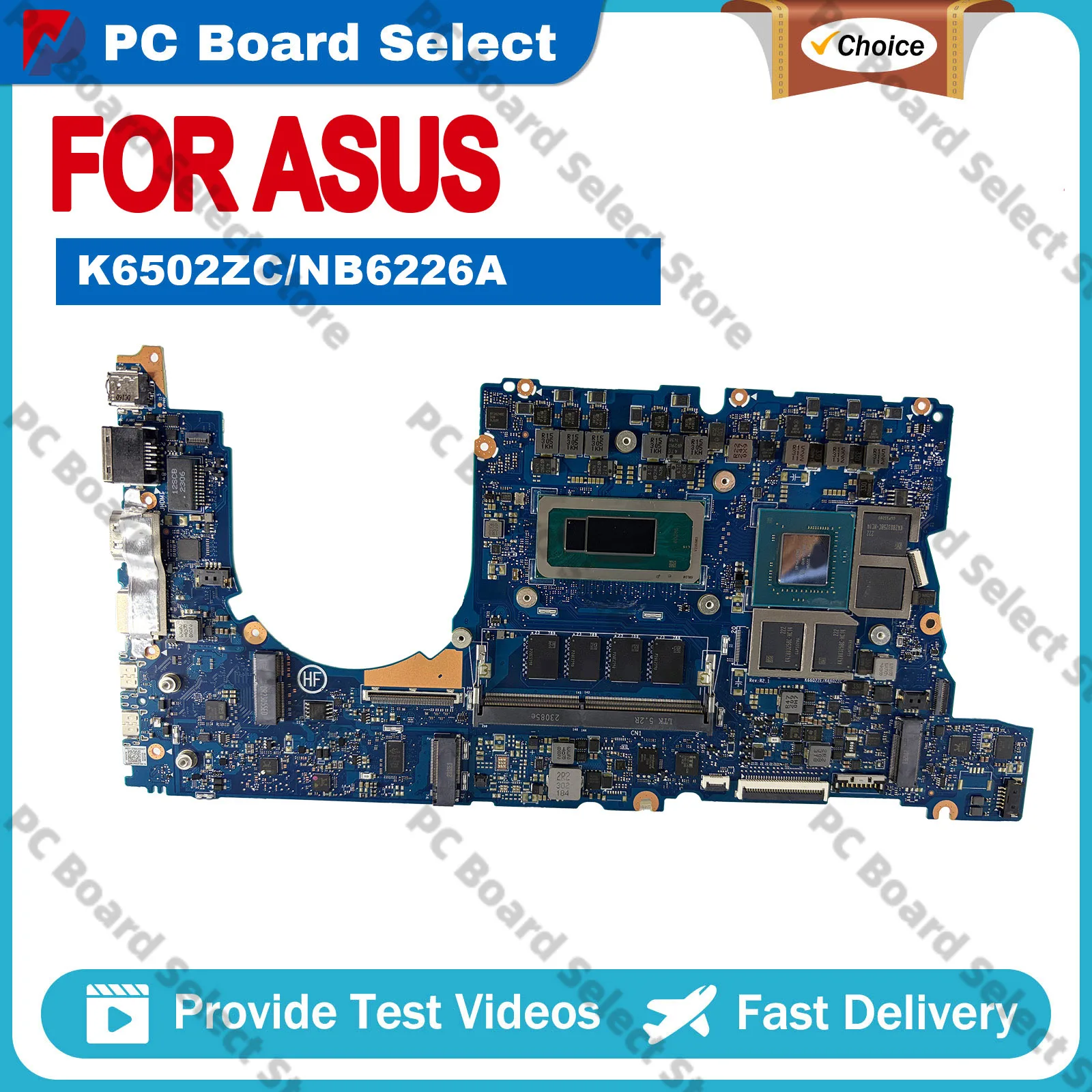 K6502Z K6502ZC Laptop Motherboard For ASUS TUF Gaming K6502ZC K6502ZE Mainboard With 12th Gen i5 i7 i9 CPU 100% tests fast ship
K6502Z K6502ZC Laptop Motherboard For ASUS TUF Gaming K6502ZC K6502ZE Mainboard With 12th Gen i5 i7 i9 CPU 100% tests fast ship