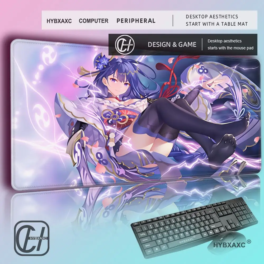 HYBXAXC Gaming Mouse Pad Genshin Impact Raiden Shogun Xiao Yae Miko Rubber Big Game Mousepad Laptop Large Desk Mat Gamer
HYBXAXC Gaming Mouse Pad Genshin Impact Raiden Shogun Xiao Yae Miko Rubber Big Game Mousepad Laptop Large Desk Mat Gamer